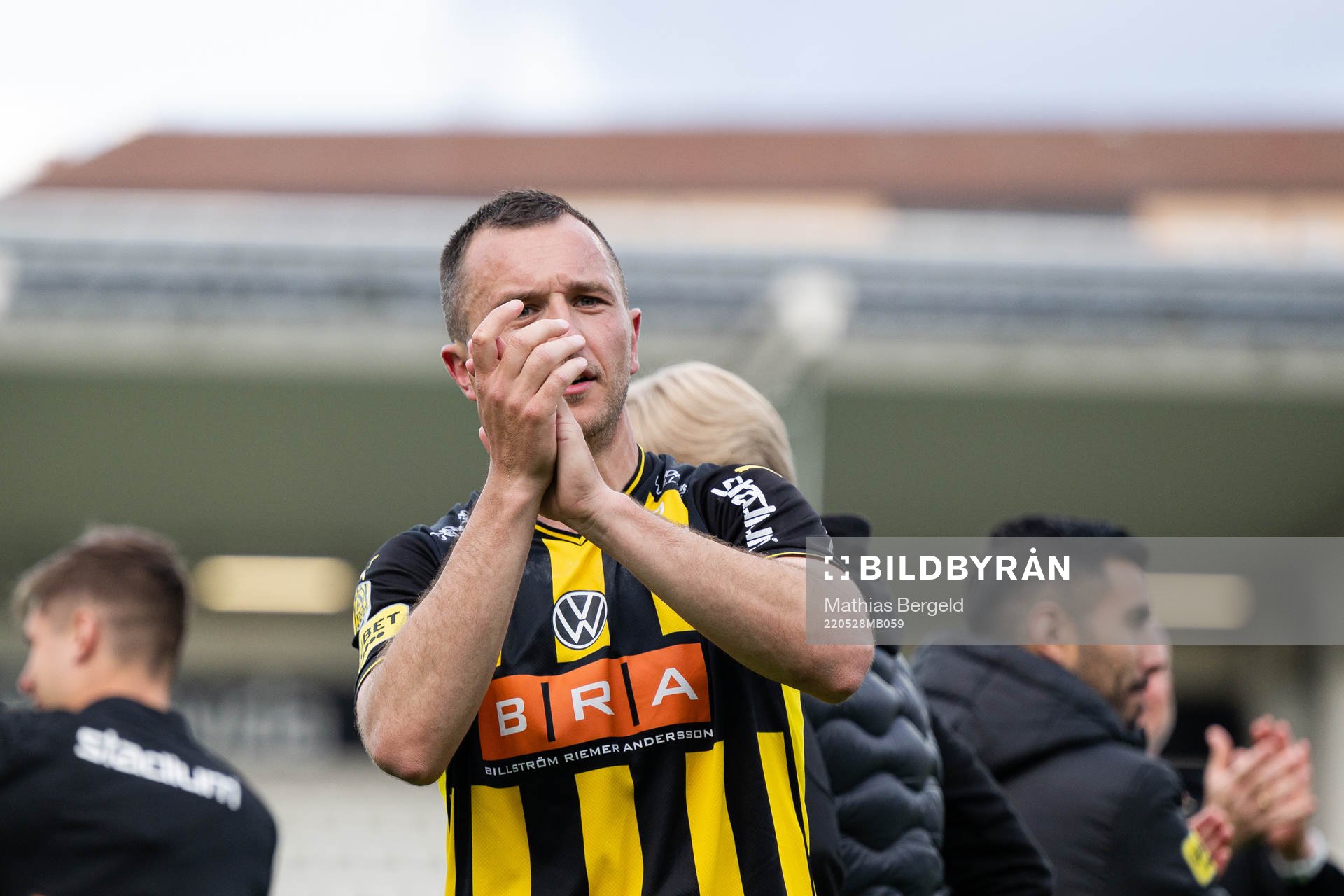 Häckens Even Hovland jublar