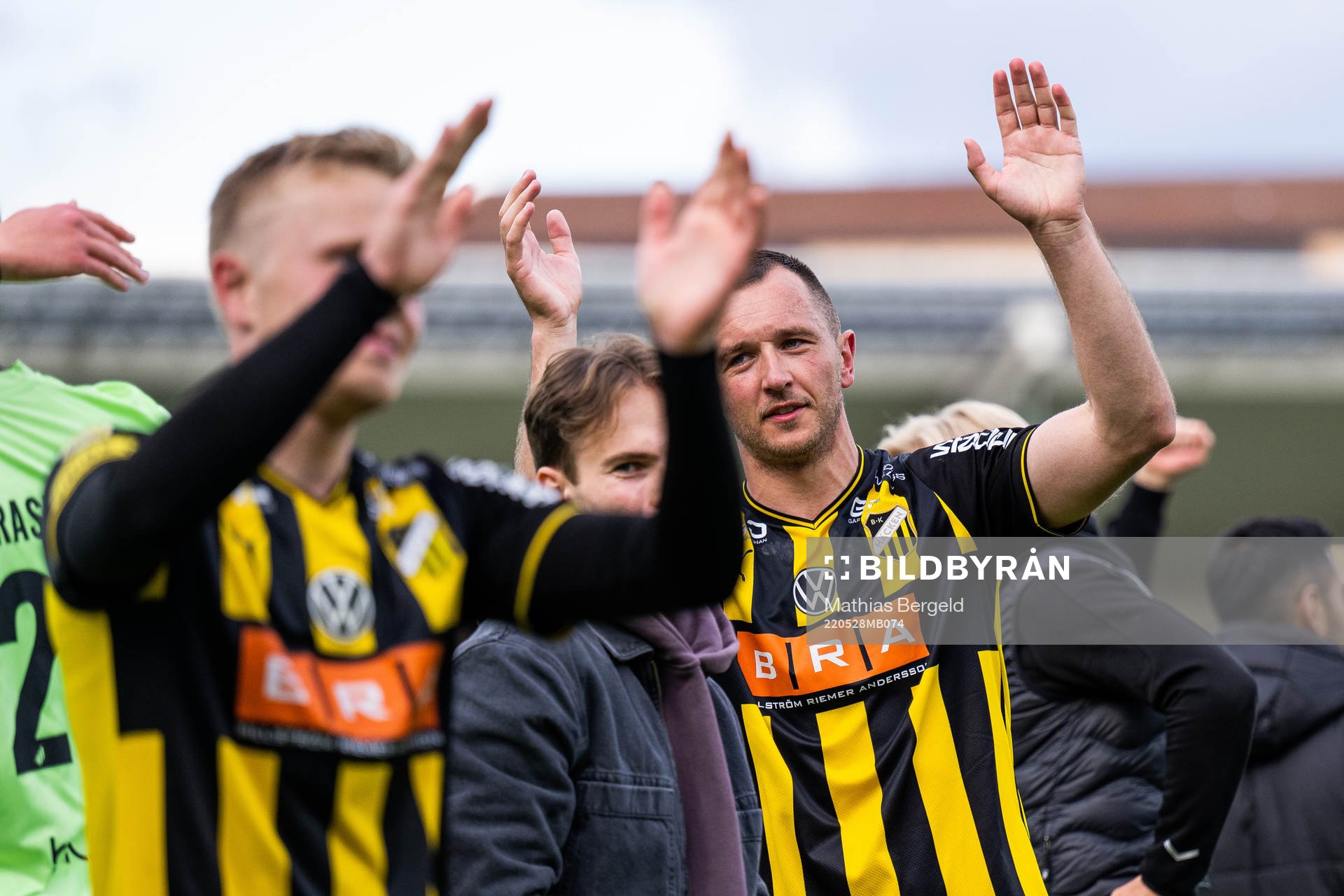 Häckens Even Hovland jublar