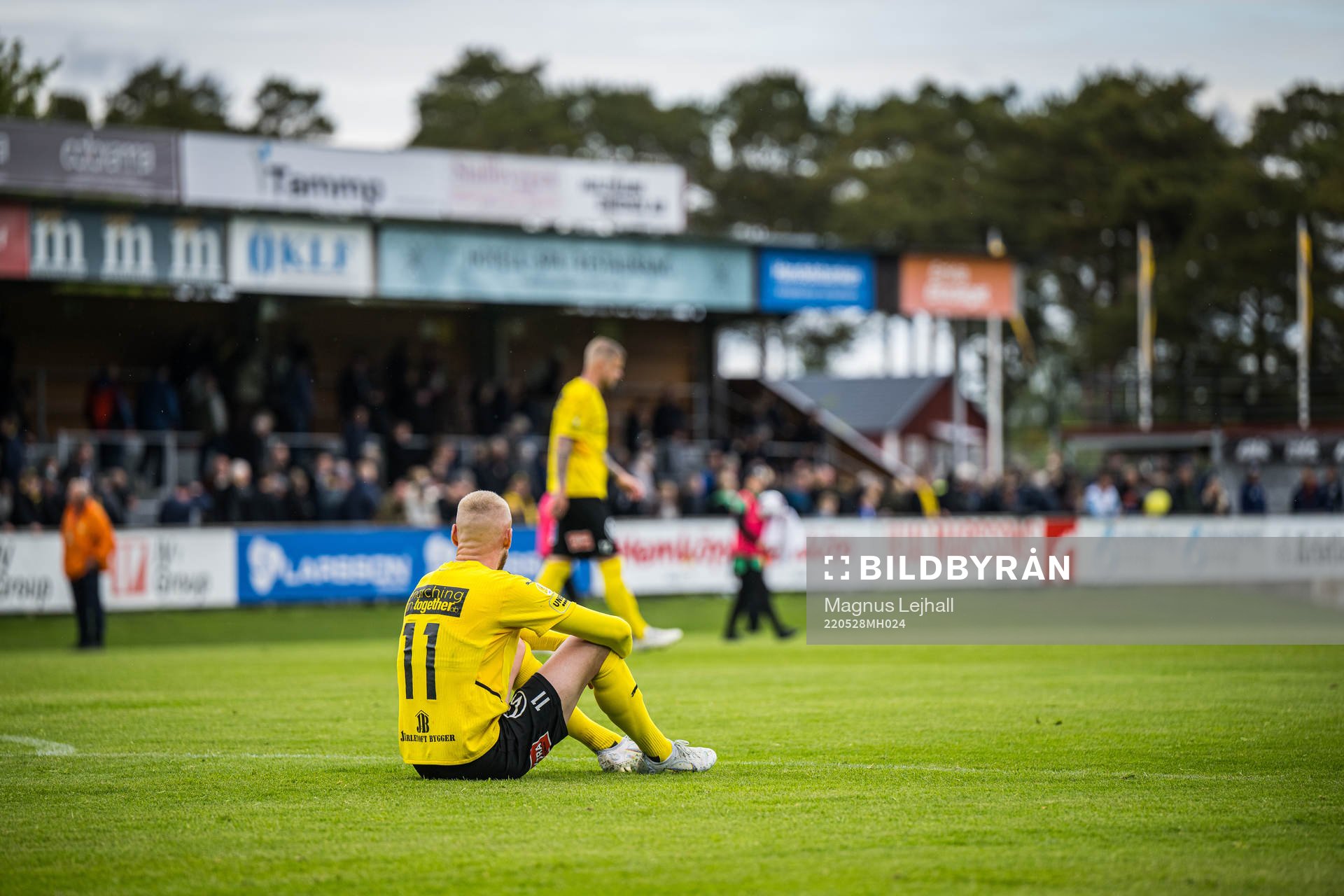 Mjällbys Adam Ståhl  deppar