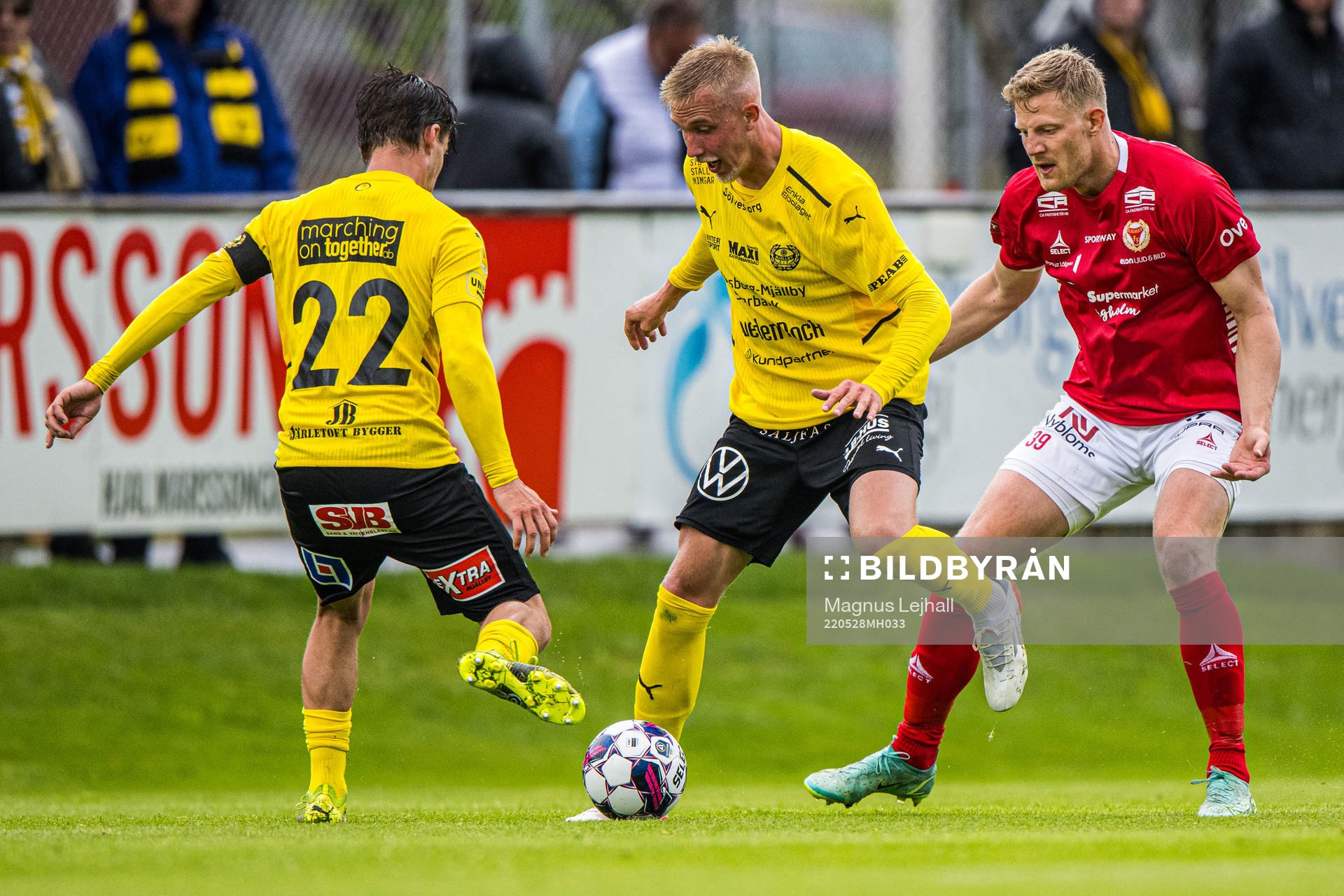 Mjällbys Herman Johansson och Jesper Gustavsson, Kalmars