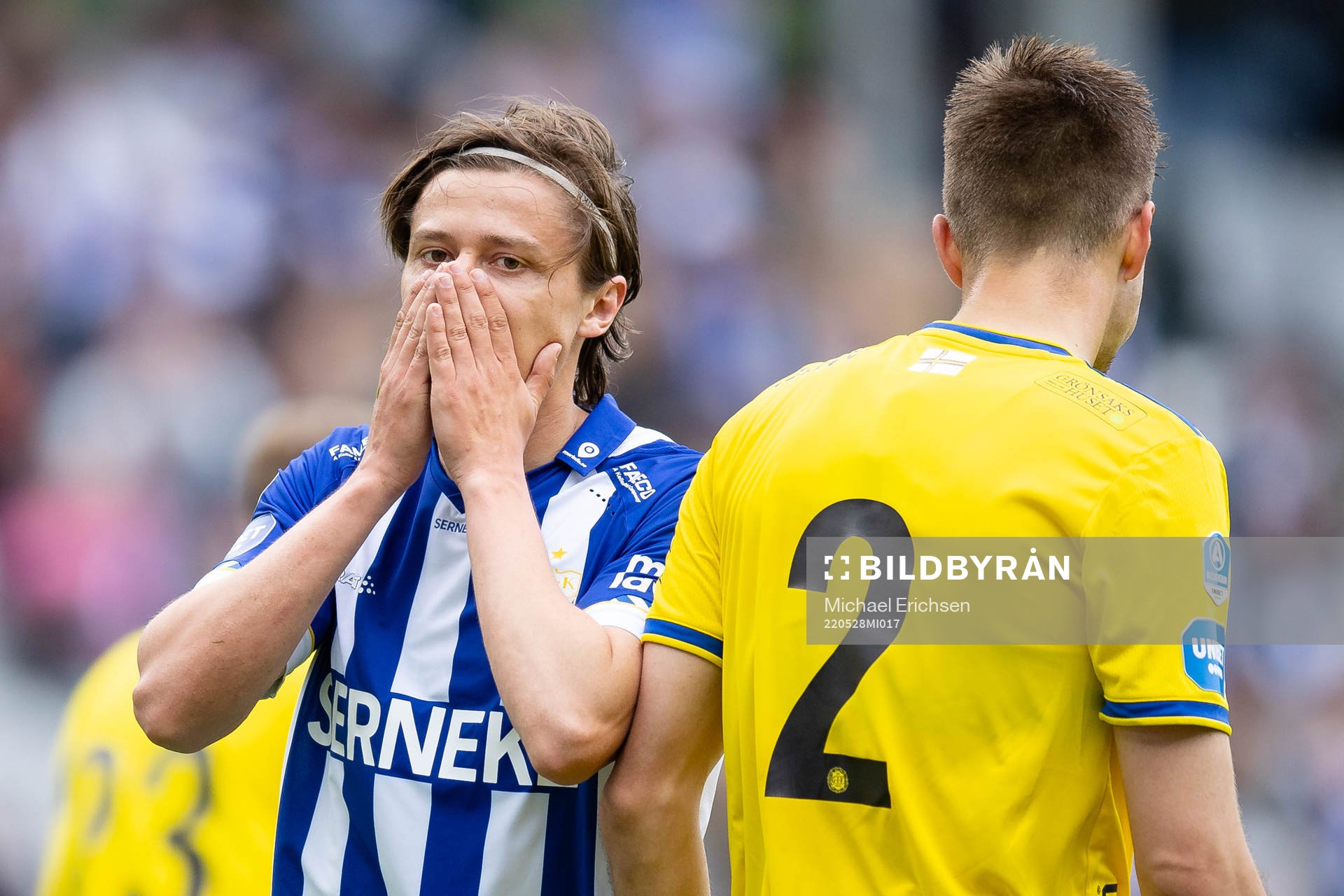 IFK Göteborgs Simon Thern deppar