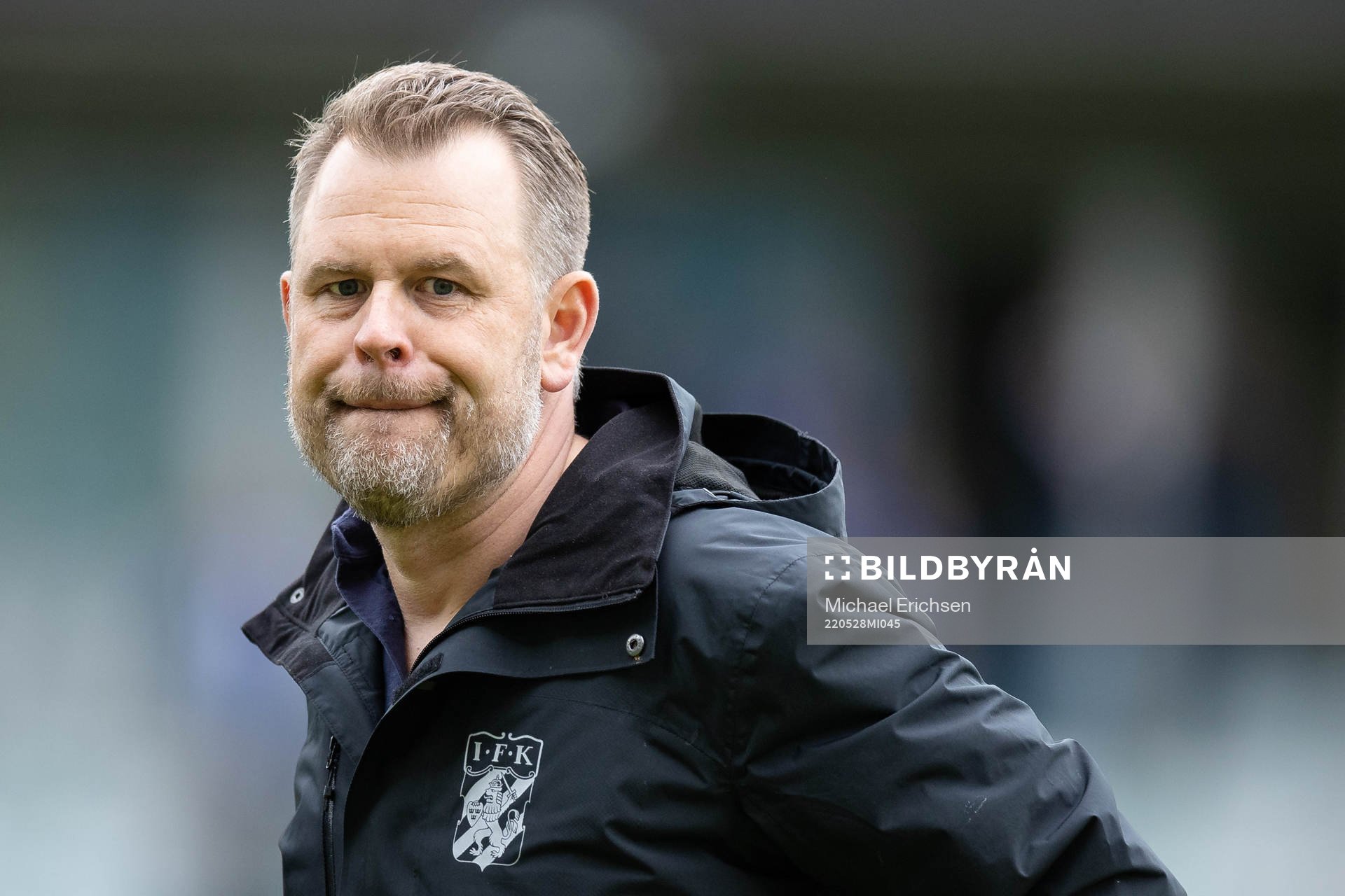 IFK Göteborgs tränare Mikael Stahre efter fotbollsmatchen i Allsvenskan mellan IFK Göteborg och GIF Sundsvall den 28 maj 2022 i Göteborg.