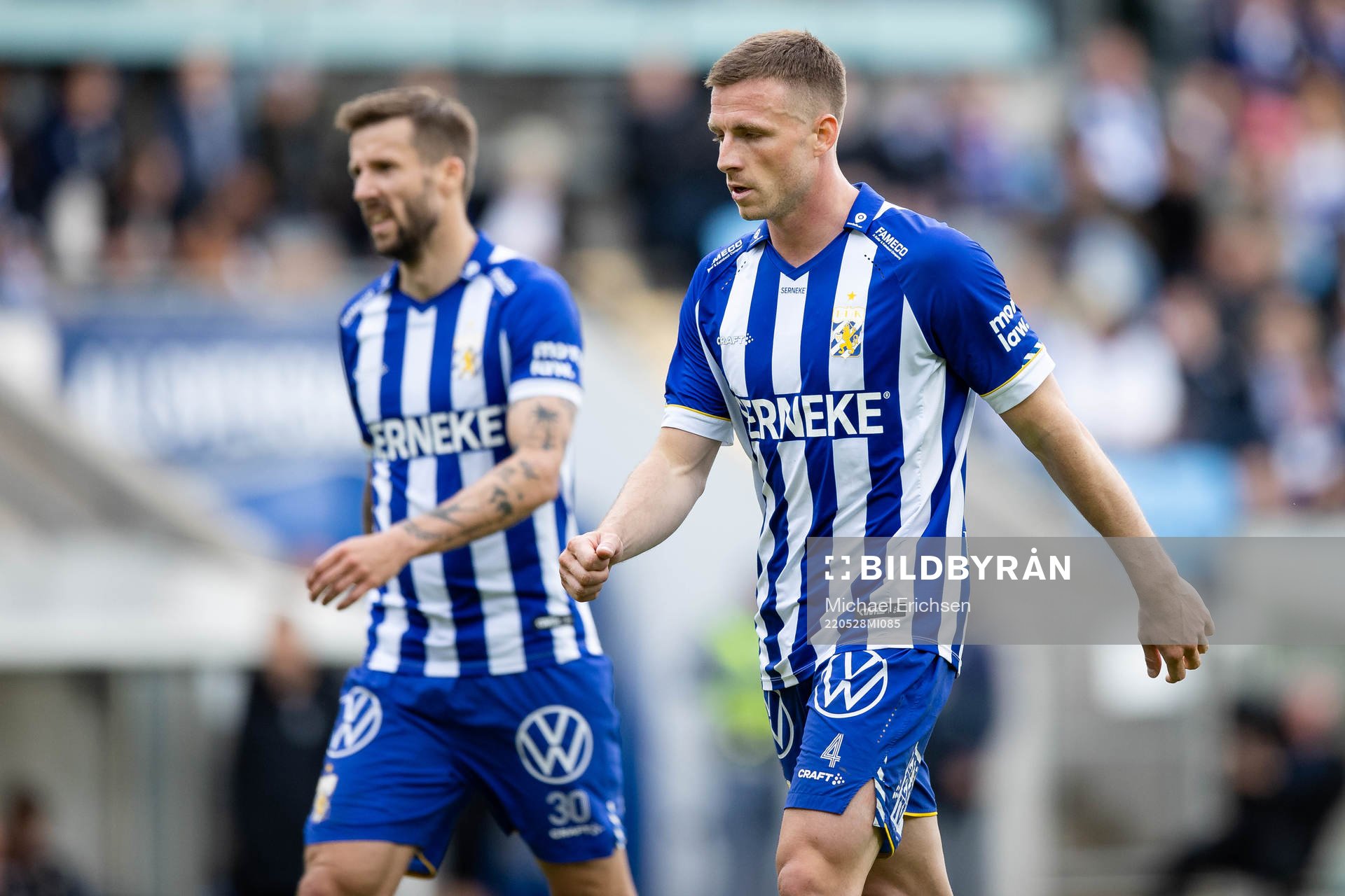 IFK Göteborgs Mattias Bjärsmyr  och Carl Johansson