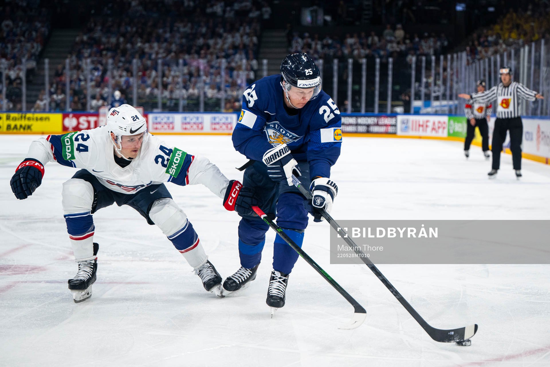 Sam Lafferty of USA and Toni Rajala of Finland