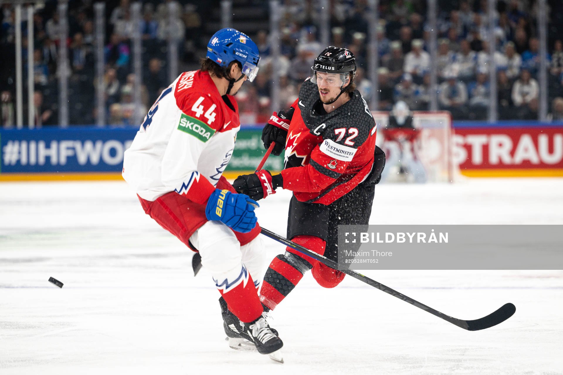 Matej Stransky of Czech Republic and Thomas Chabot of Canada