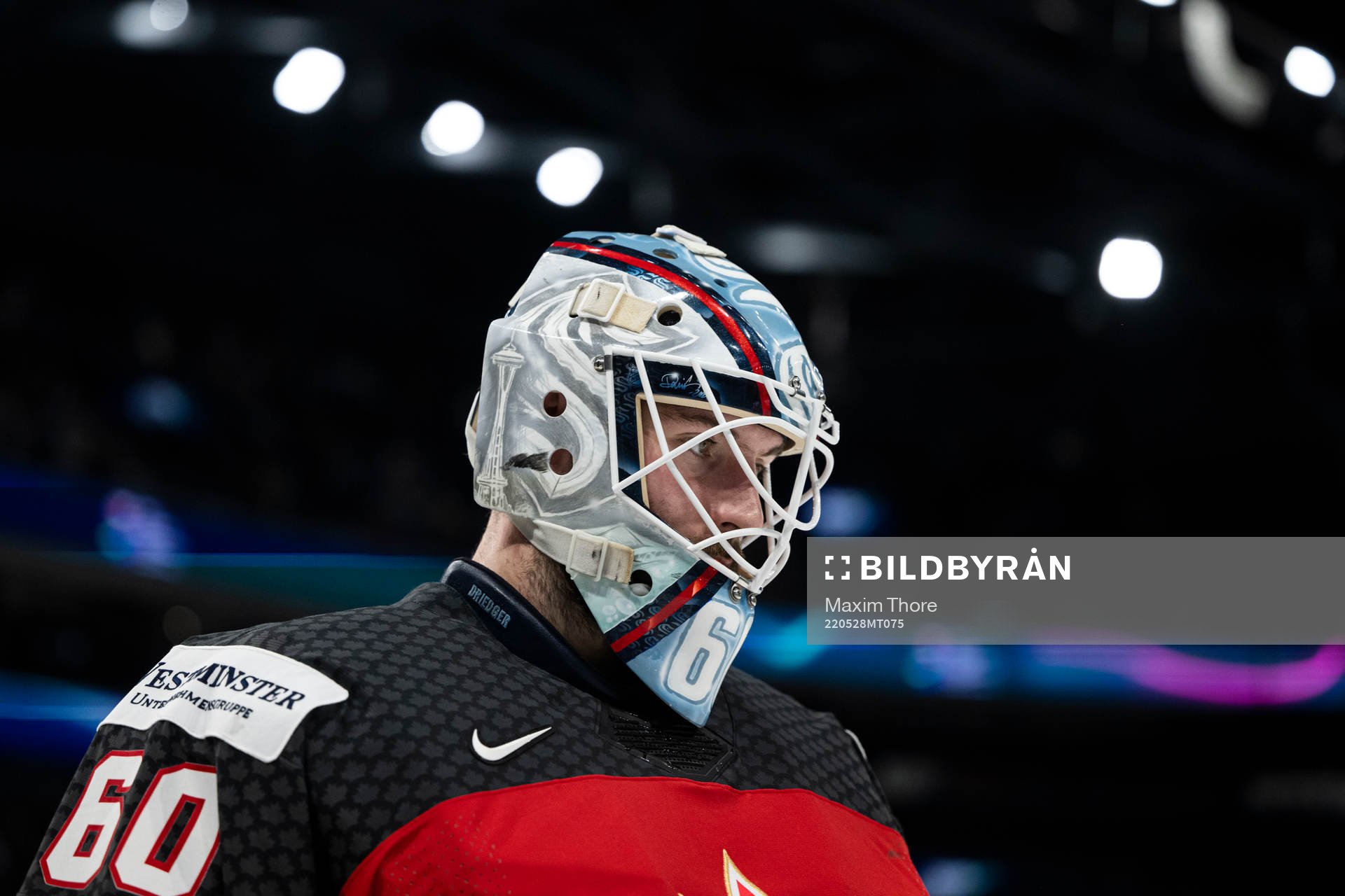 Goaltender Chris Driedger of Canada