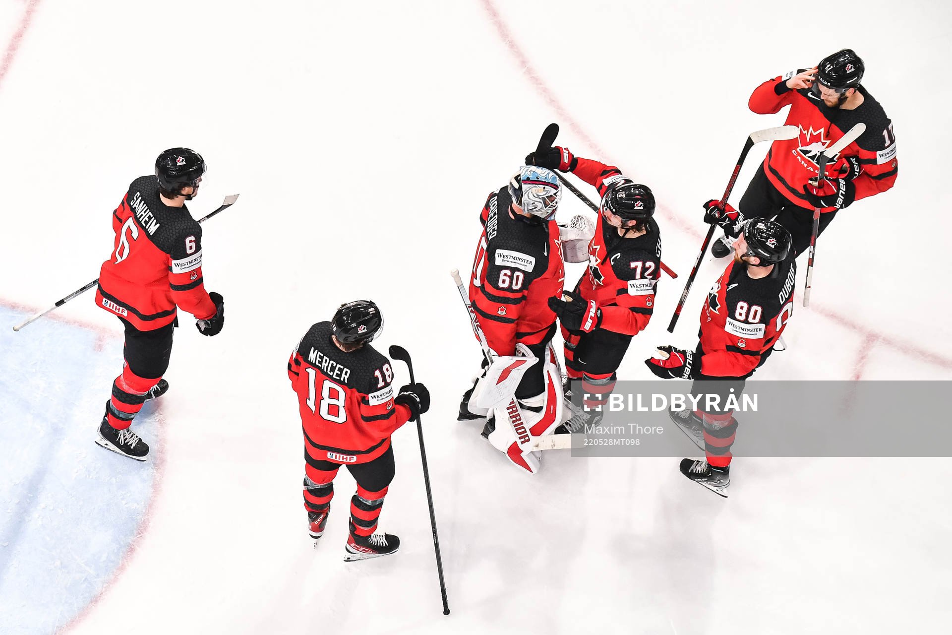 Players of Canada celebrates