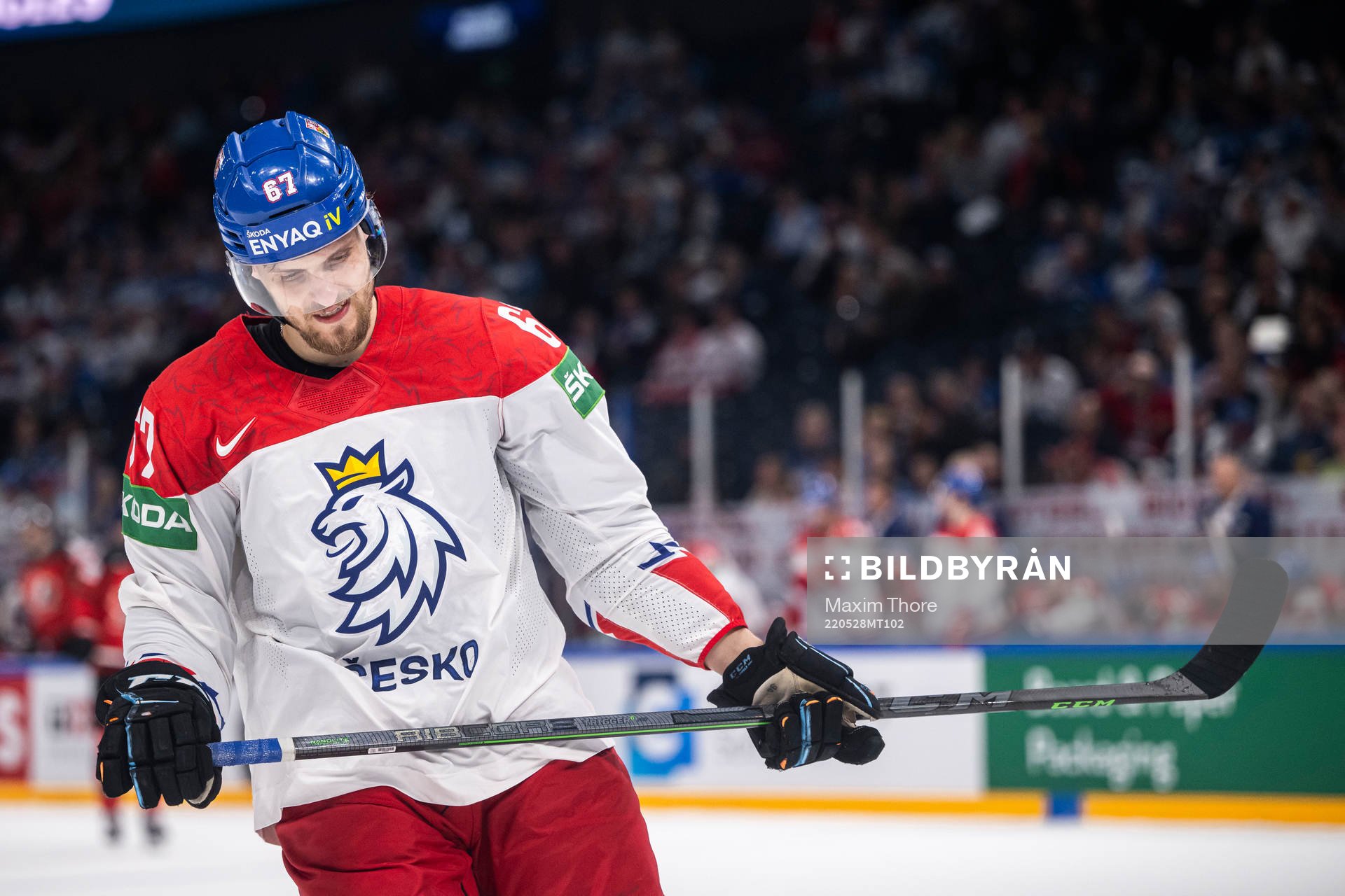 Jiri Smejkal of Czech Republic looks dejected