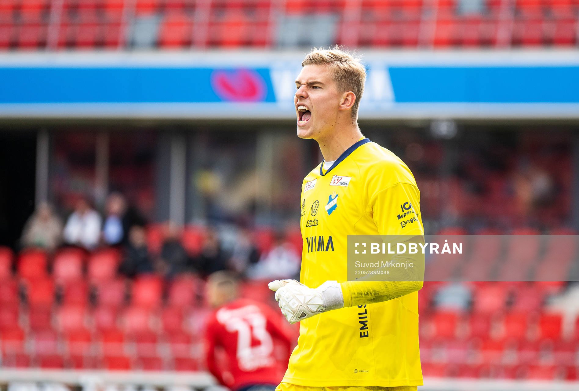 Östers målvakt Mathias Nilsson