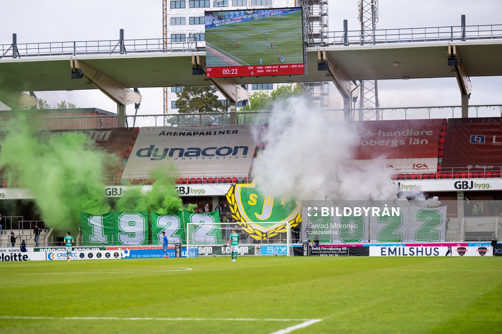 Jönköpings fansens tifo