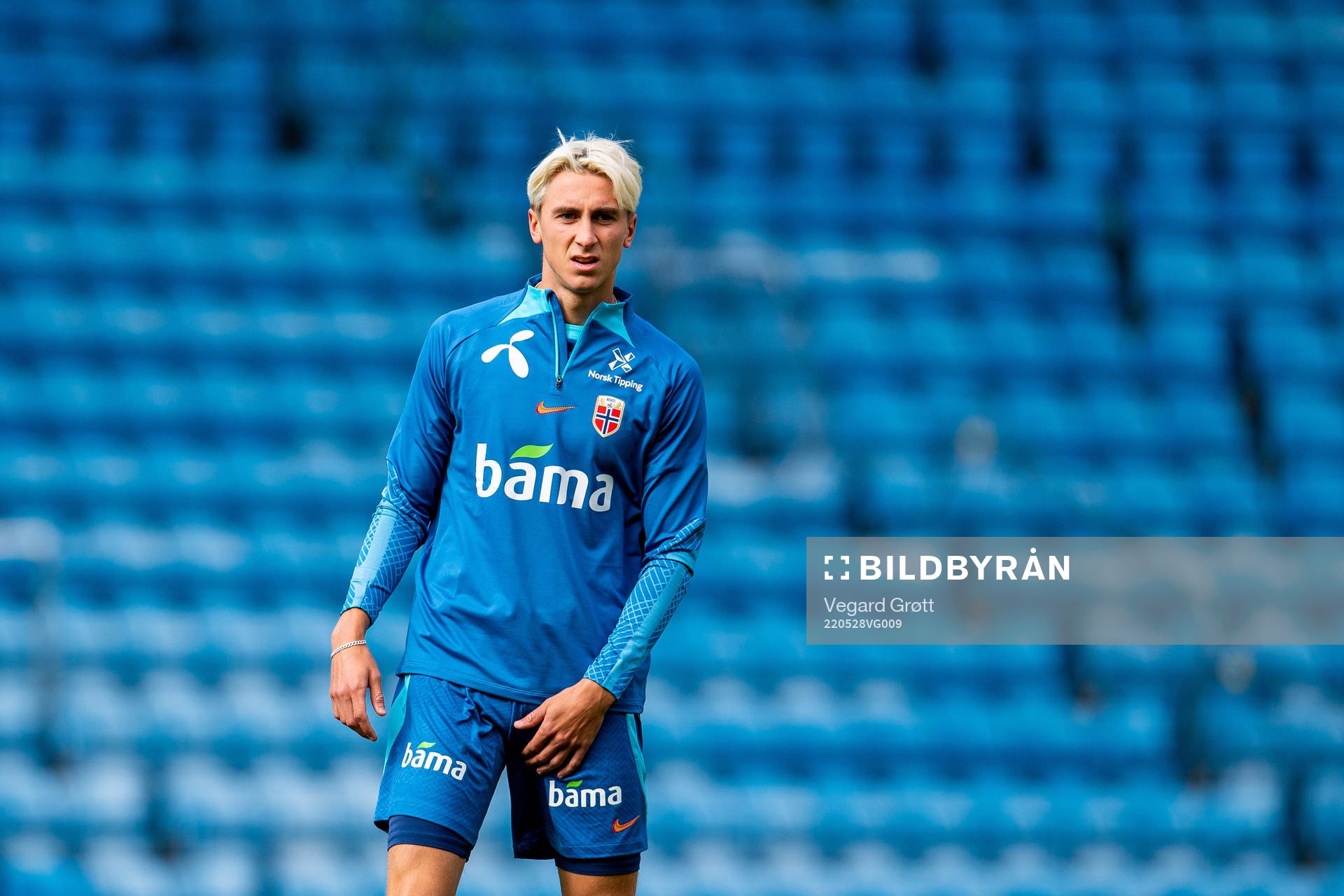 Dennis Johnsen of the Norwegian national football team