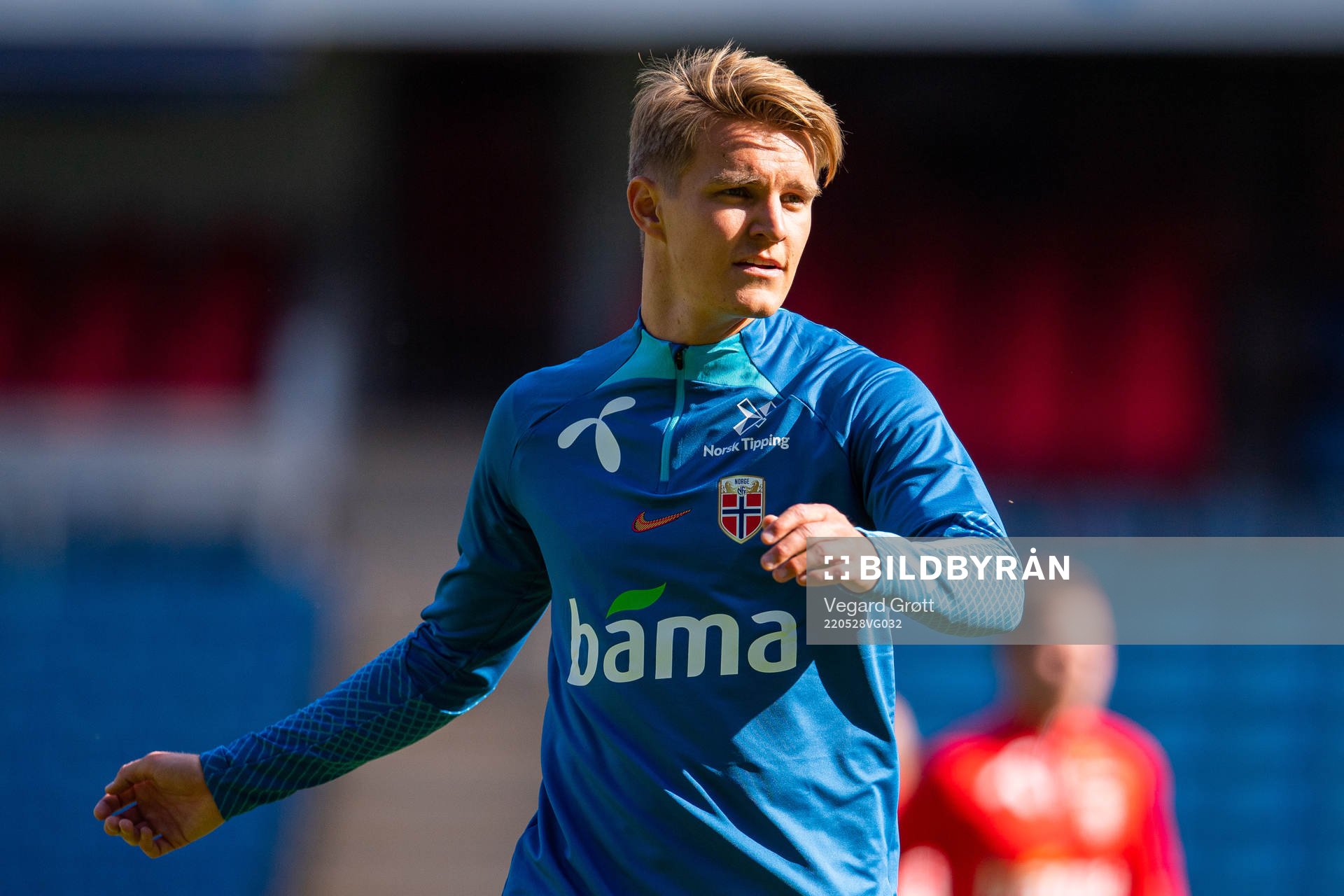 Martin Ødegaard of the Norwegian national football team
