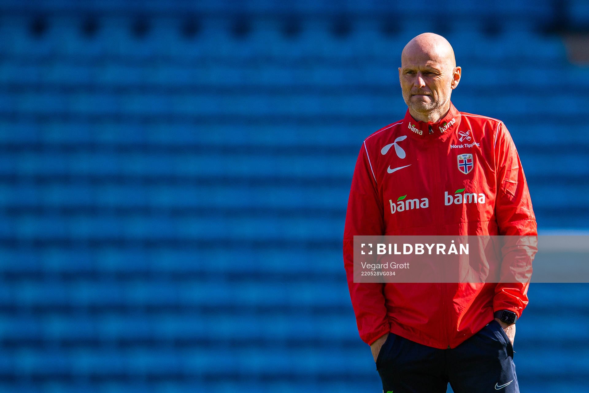 Ståle Solbakken, head coach of the Norwegian national