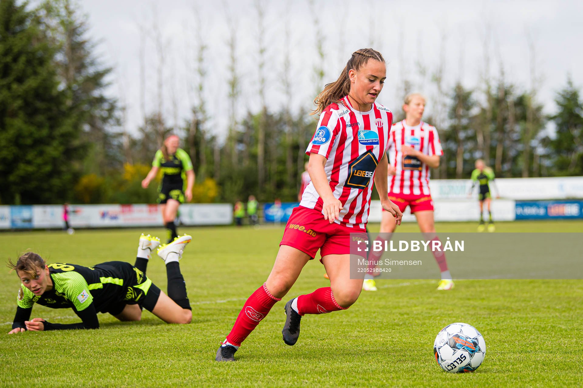 Selma Løvås of Avaldnes during the Toppserien football match between Avaldsnes and Brann on May 29, 2022 in Karmøy.
