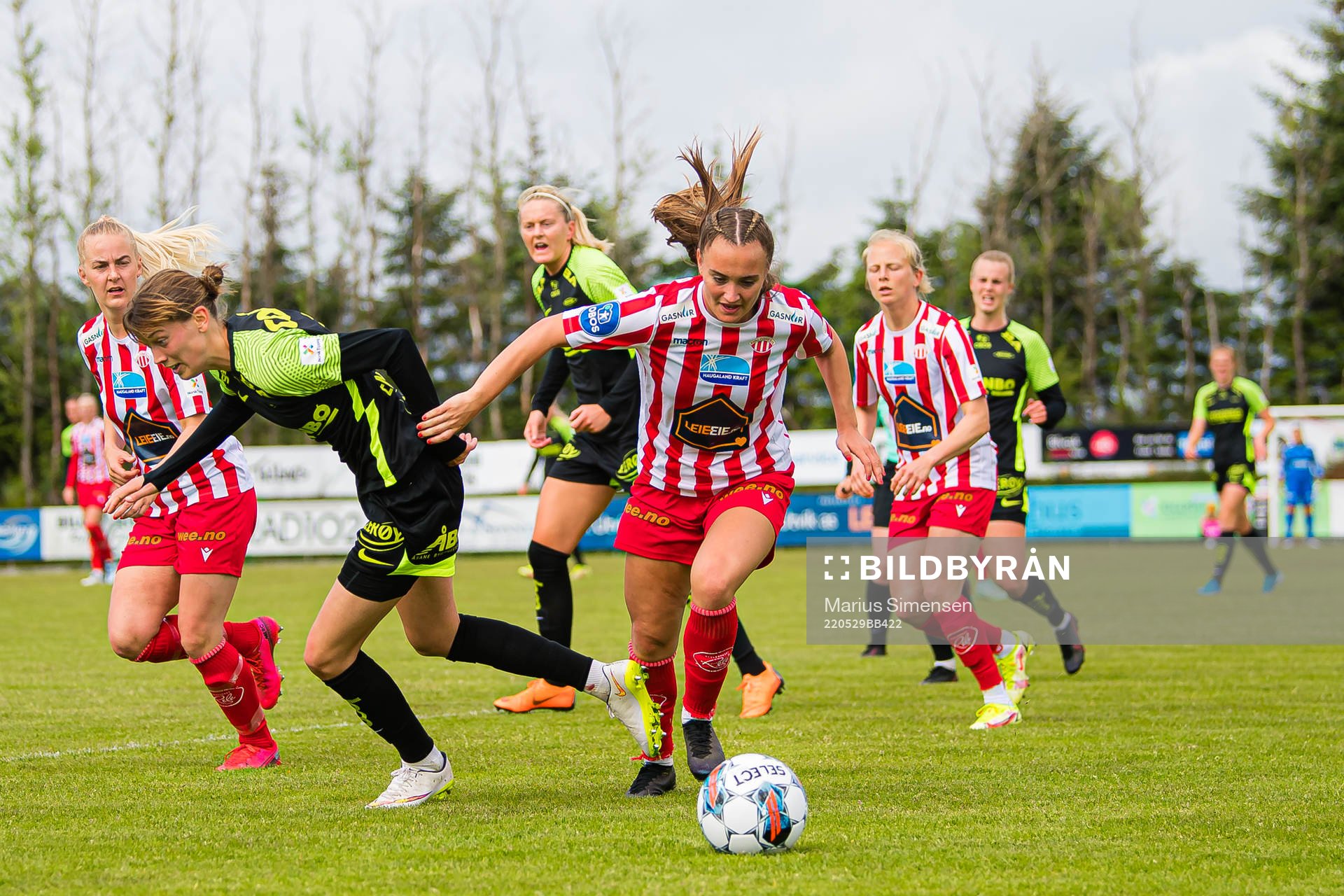 Selma Løvås of Avaldnes during the Toppserien football match between Avaldsnes and Brann on May 29, 2022 in Karmøy.