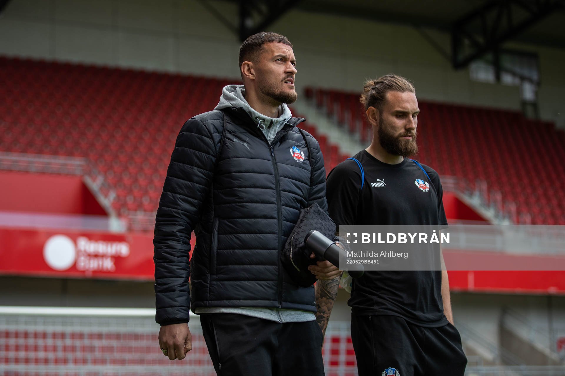 Helsingborgs Albert Ejupi och Ali Suljic
