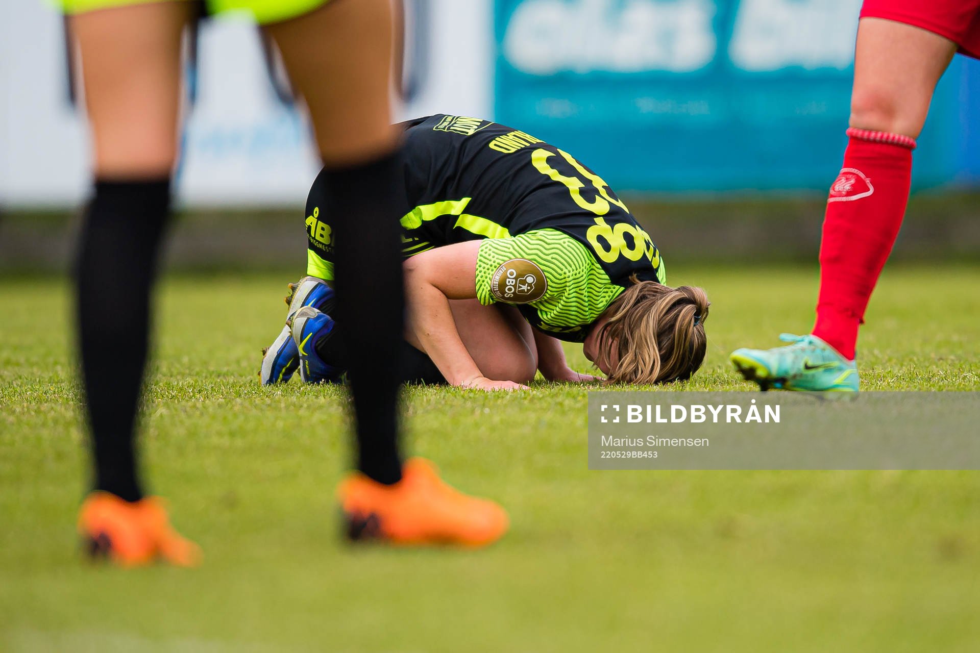 Elisabeth Terland of Brann looks dejected