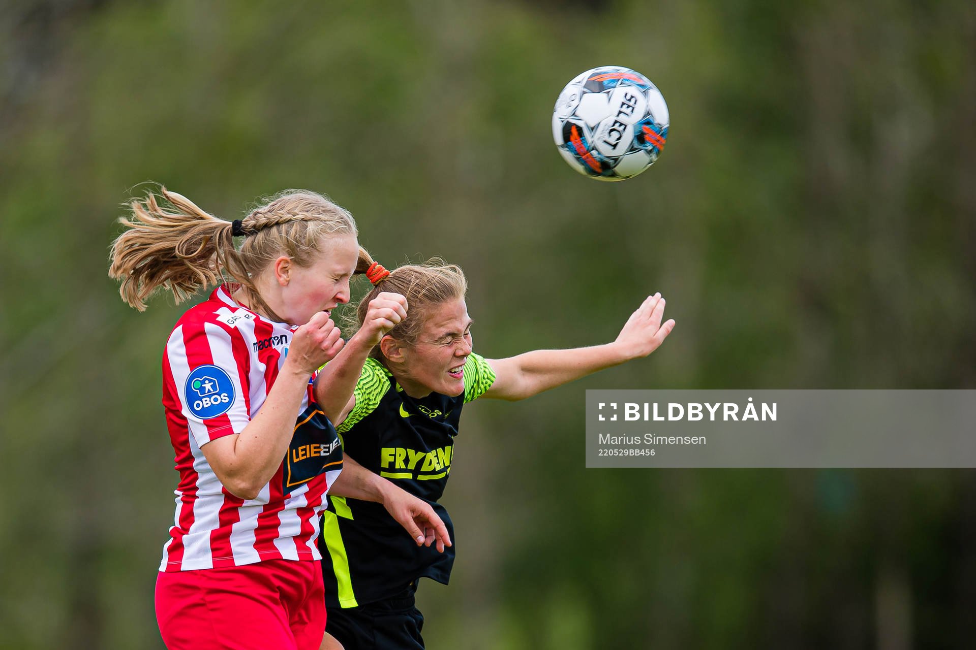 Kaja Olsen of Avaldnes and Marthine Østenstad of Brann
