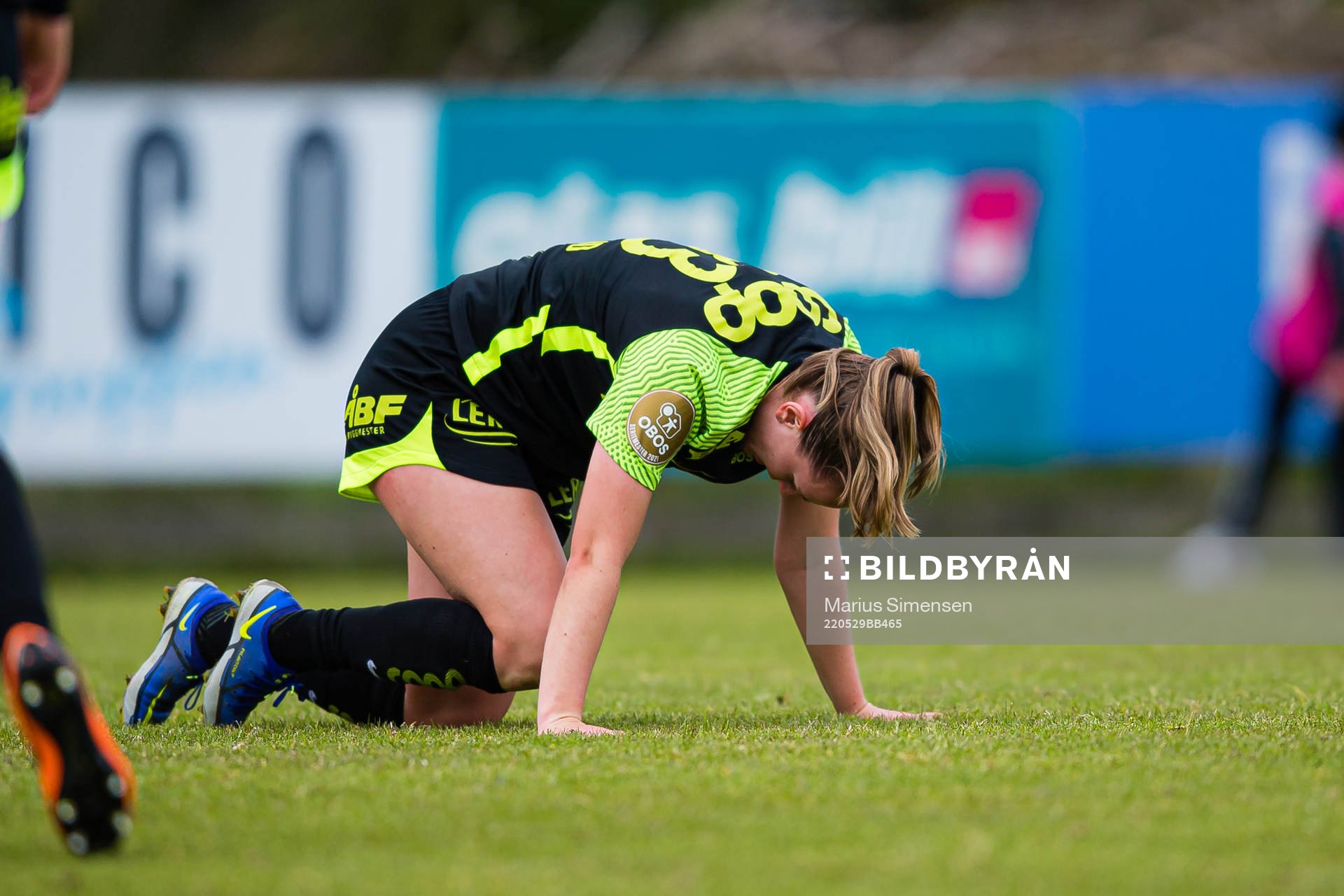 Elisabeth Terland of Brann looks dejected