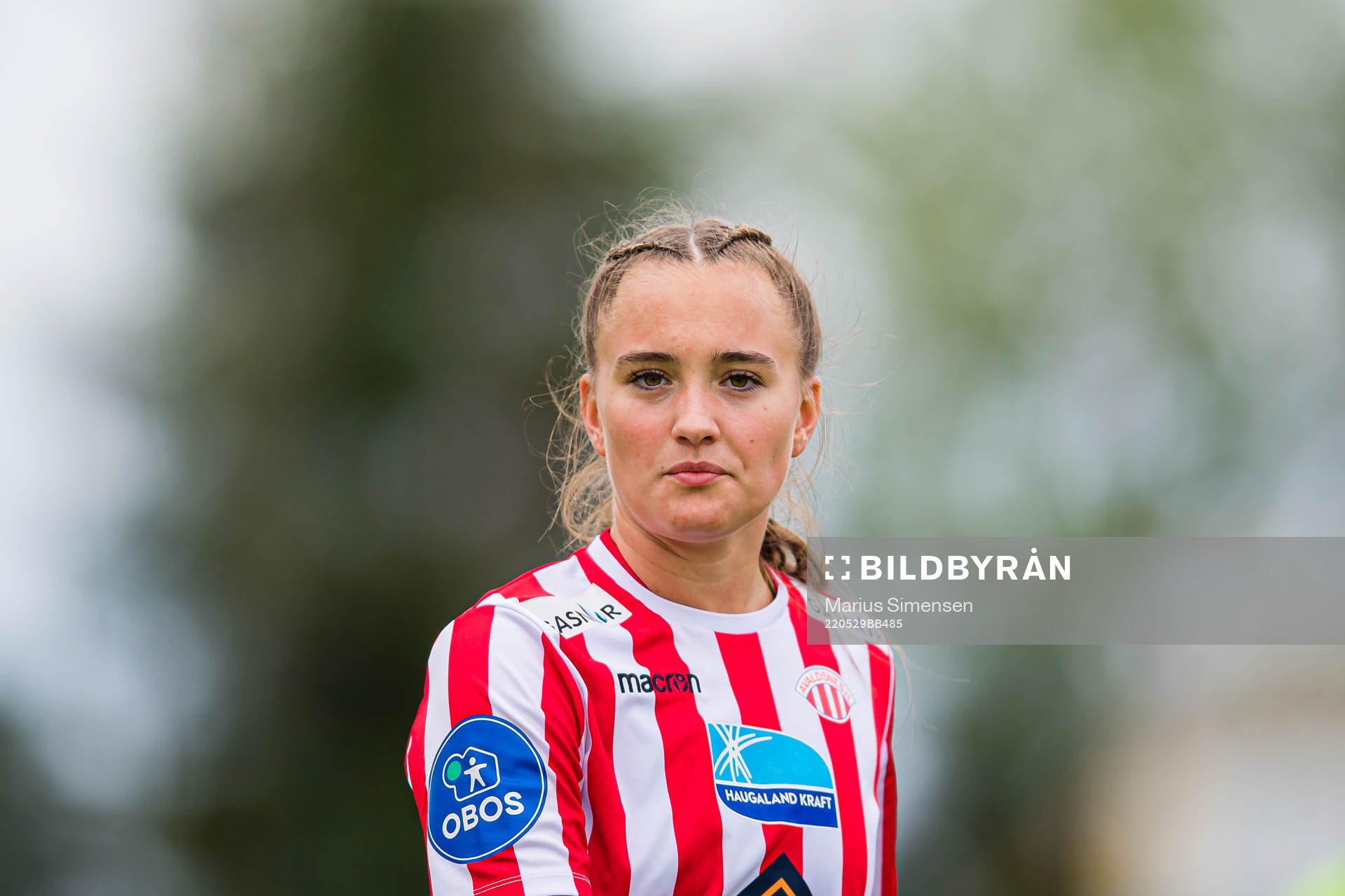 Selma Løvås of Avaldnes during the Toppserien football match between Avaldsnes and Brann on May 29, 2022 in Karmøy.
