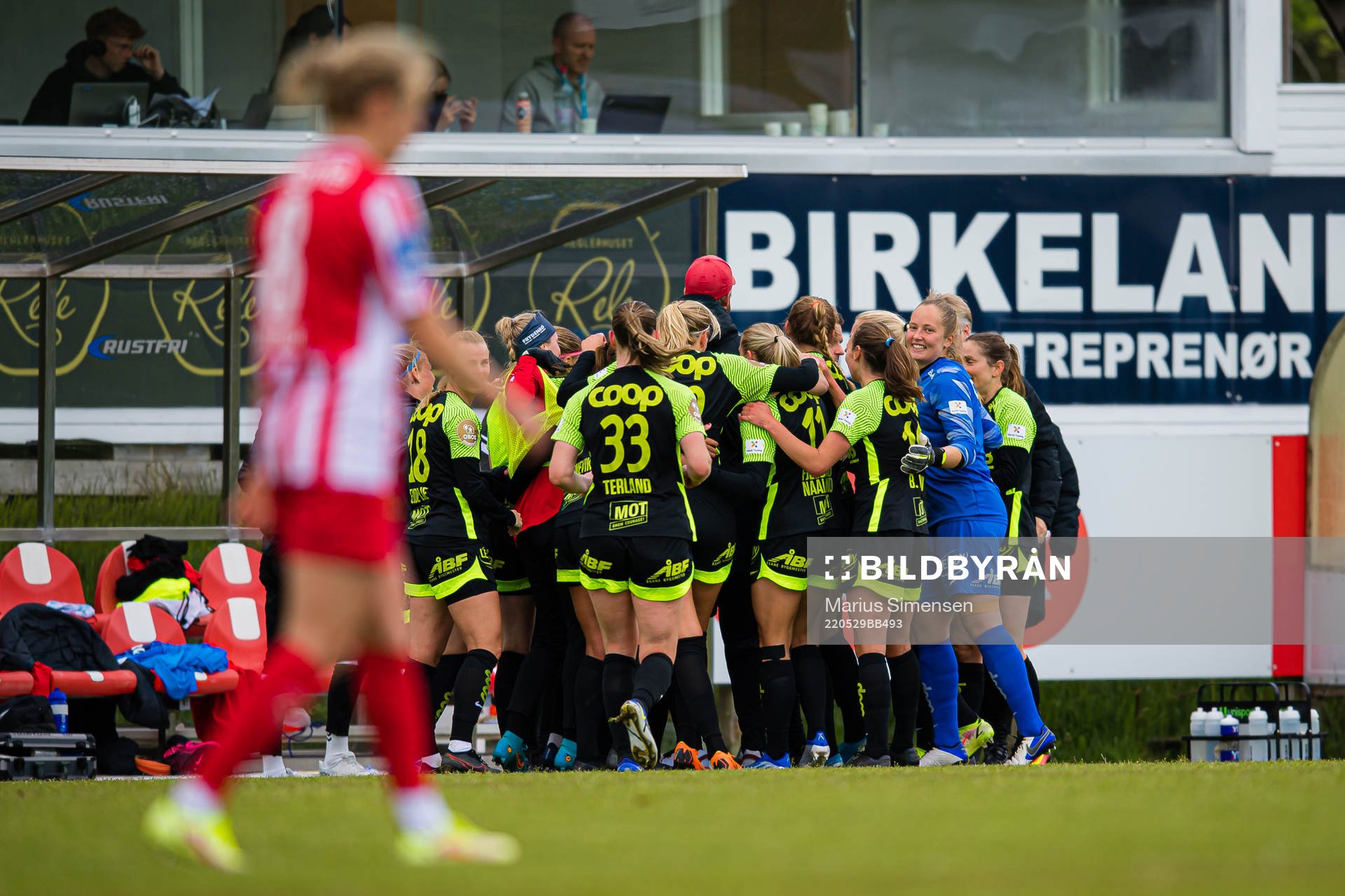 Tuva Hansen of Brann celebrates