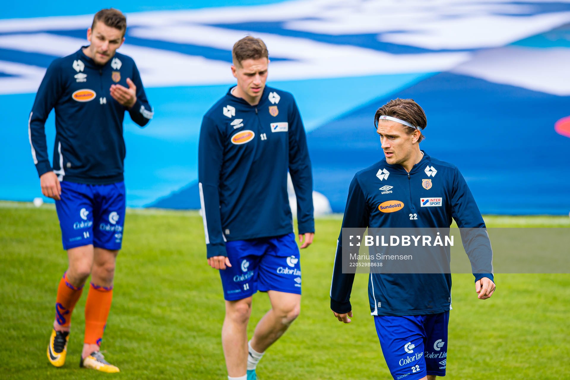 Besim Serbecic of Aalesund warms up