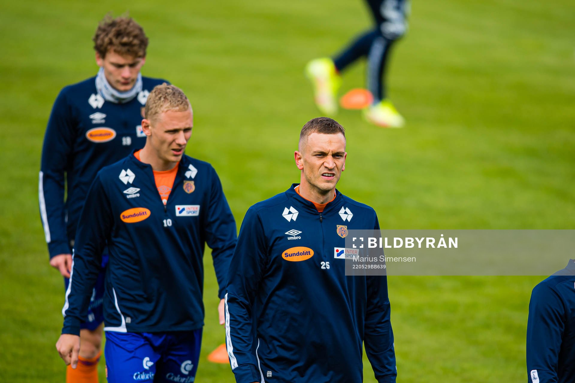 Besim Serbecic of Aalesund warms up