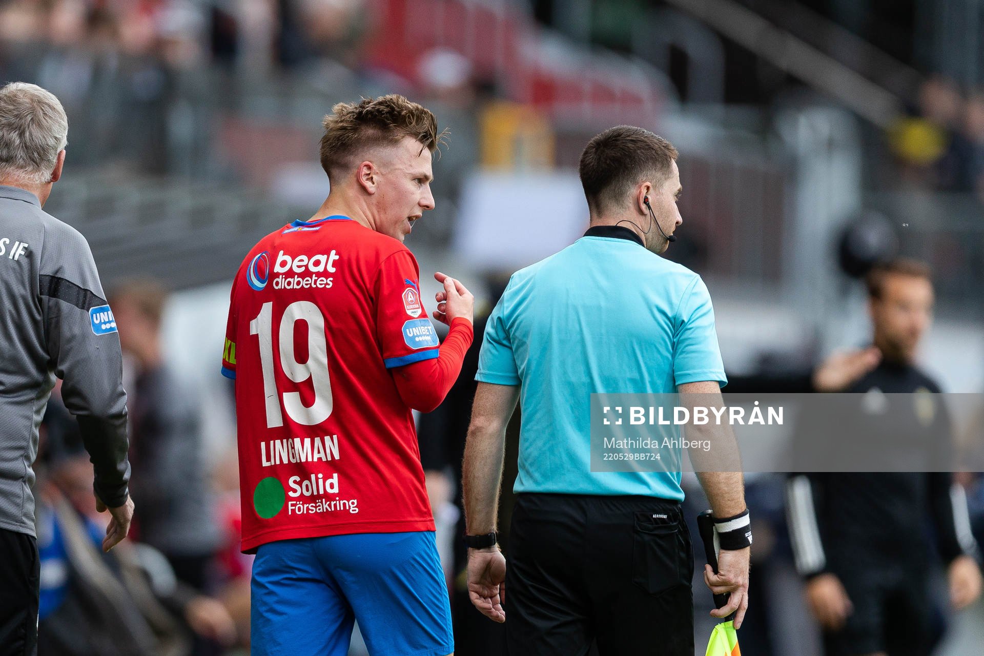 Helsingborgs Lucas Lingman reagerar på domslut