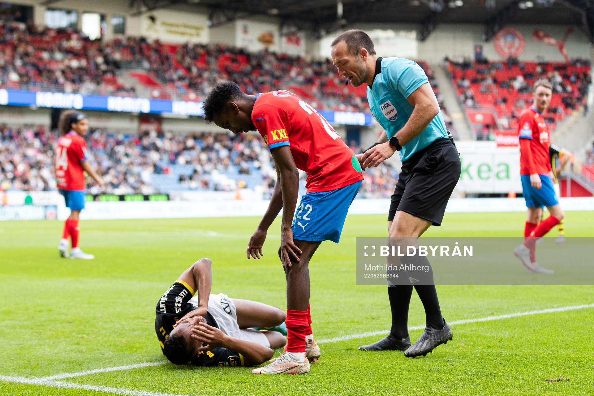 s Bilal Hussein och Helsingborgs Taha Ali