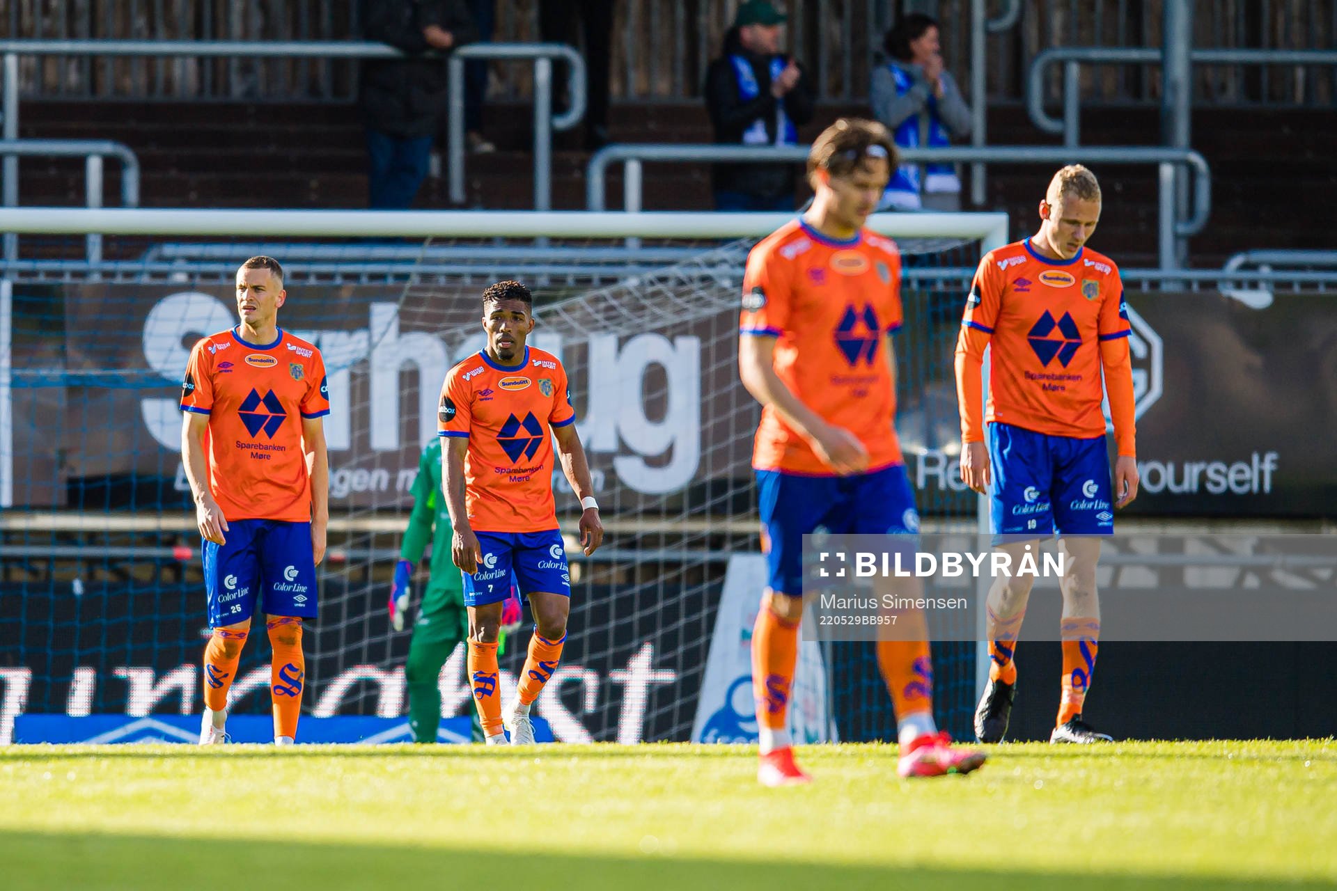 Besim Serbecic and Erikson Spinola Lima of Aalesund looks