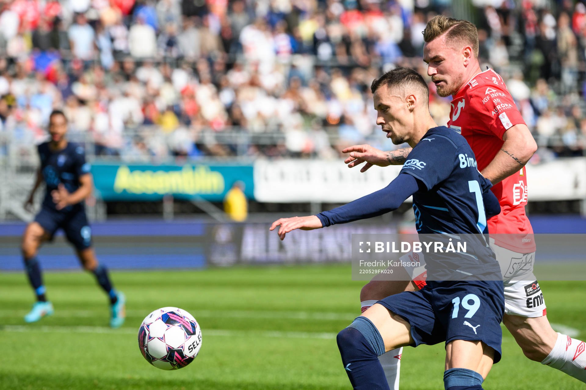 Malmö FFs Veljko Birmancevic och Degerfors Rasmus Örqvist