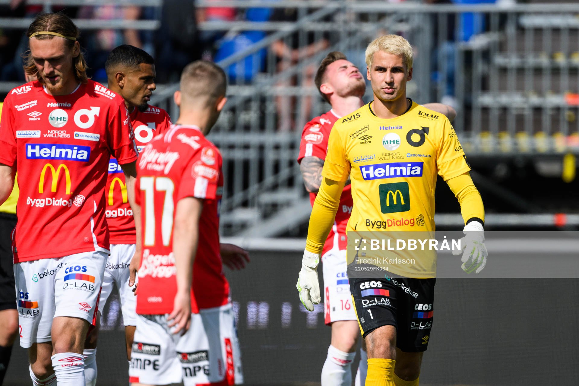 Degerfors målvakt Alfie Malik Whiteman