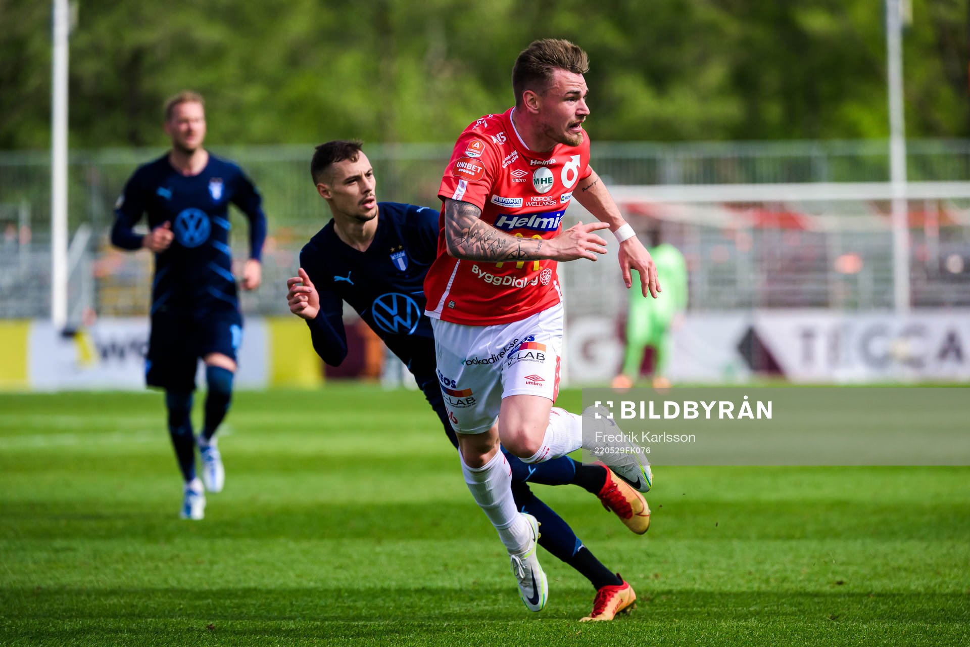 Malmö FFs Veljko Birmancevic och Degerfors Rasmus Örqvist