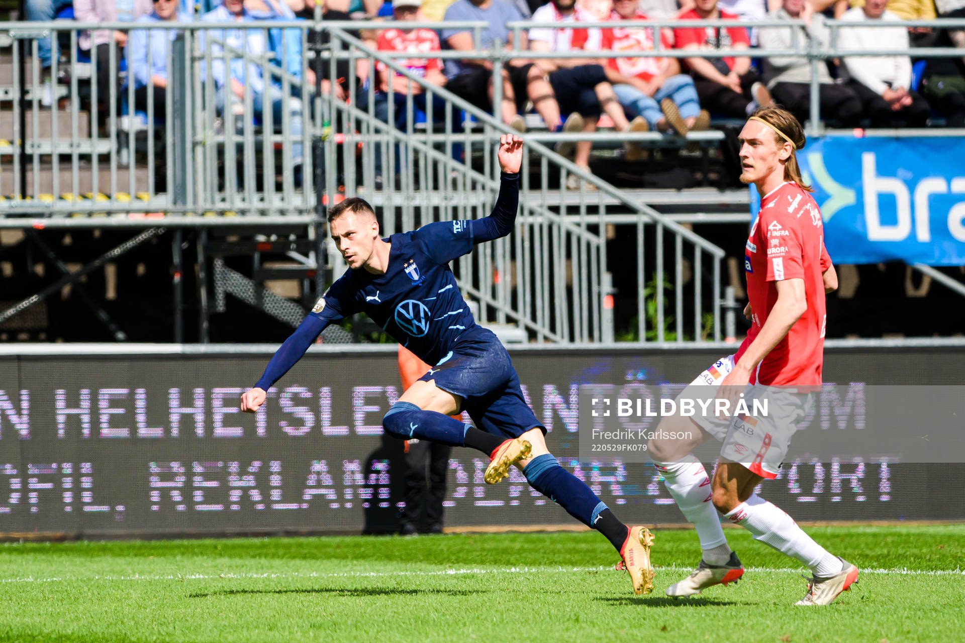 Malmö FFs Veljko Birmancevic och Degerfors Gustav Granath