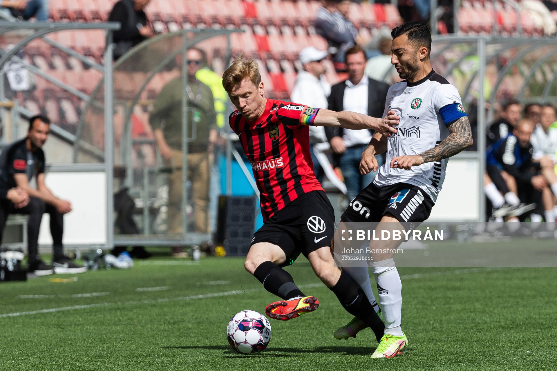 Brommapojkarnas Gustav Sandberg Magnusson och Örebros