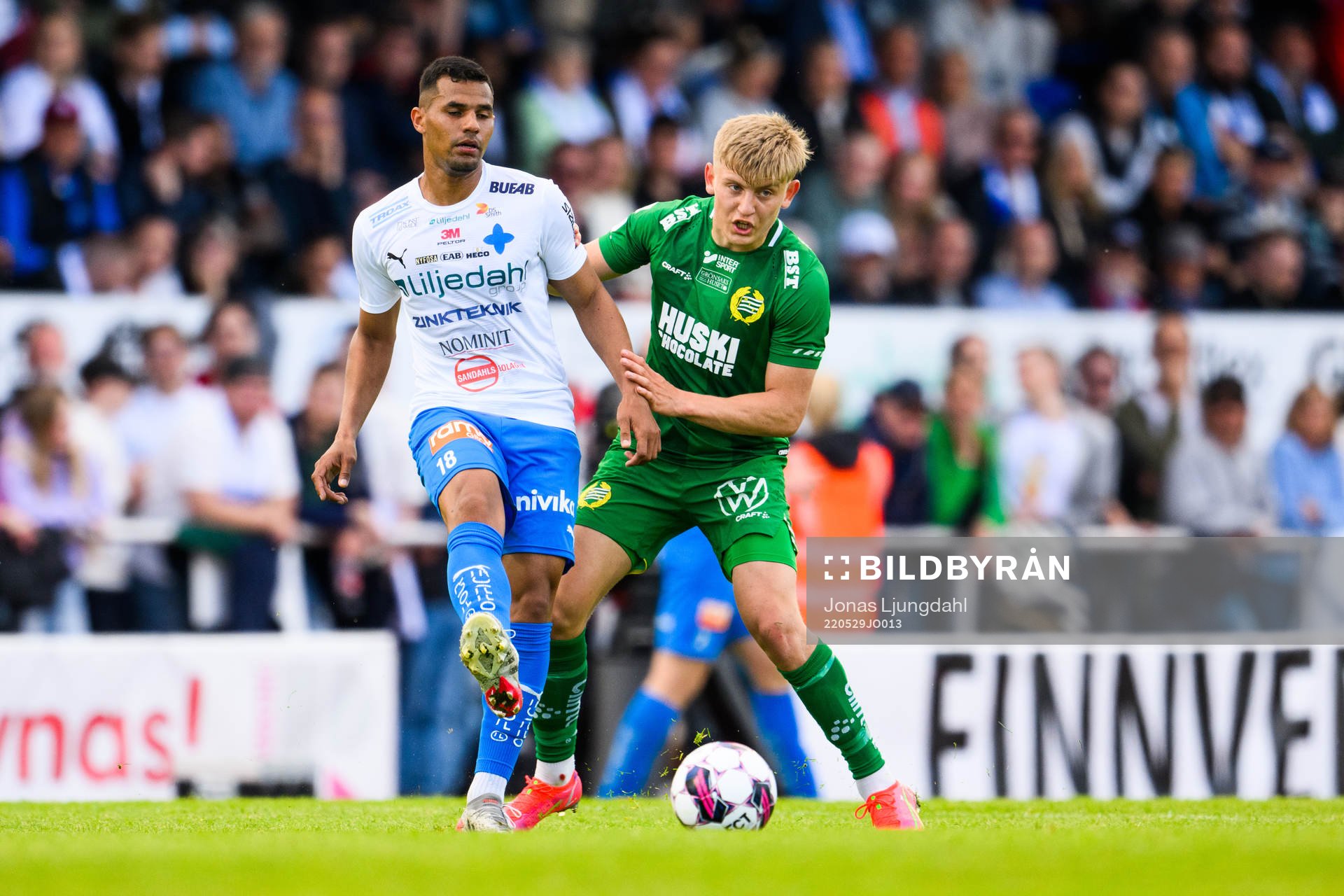 Värnamos Wenderson Oliveira do Nascimento och Hammarbys