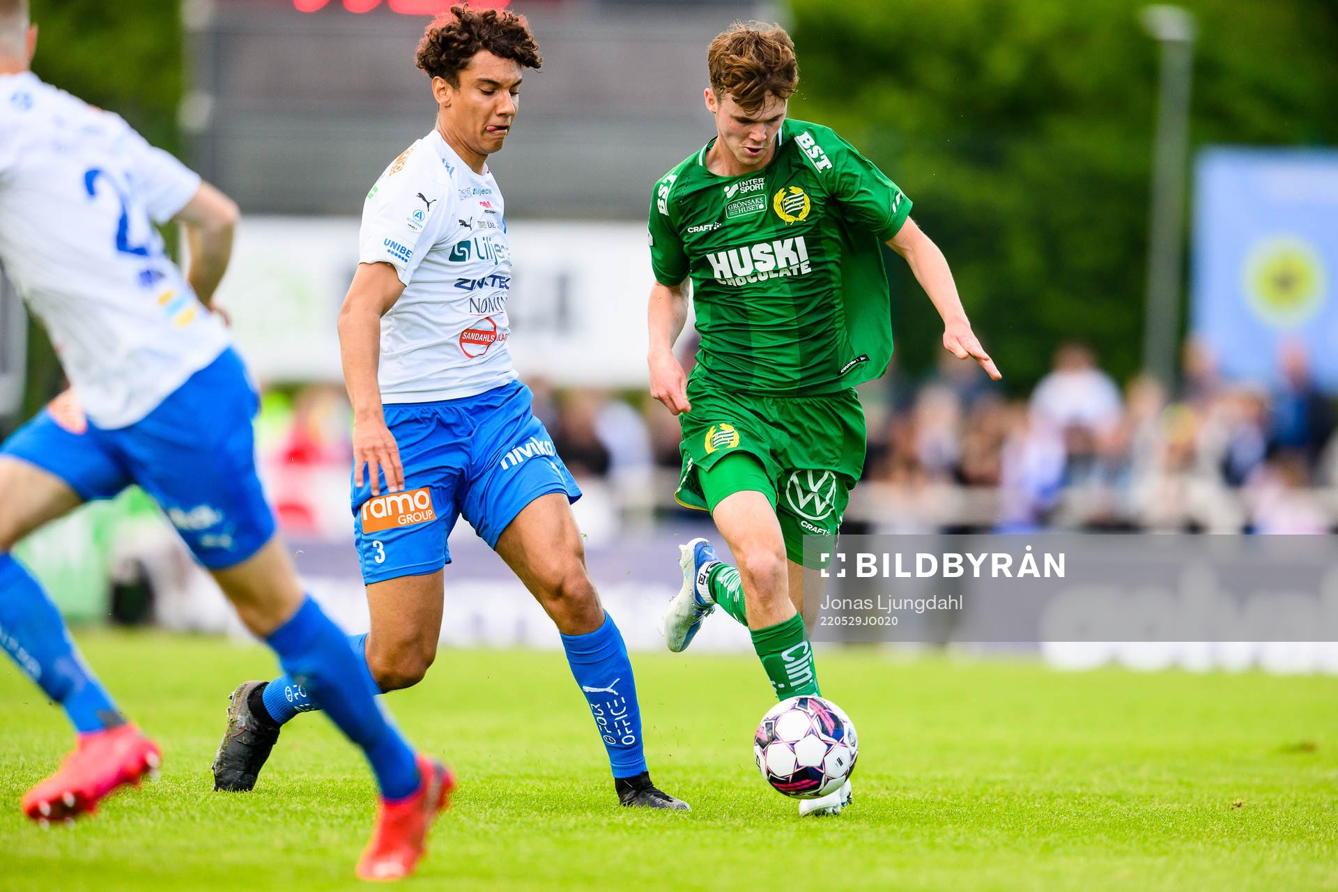 Värnamos Robin Tihi och Hammarbys Williot Swedberg