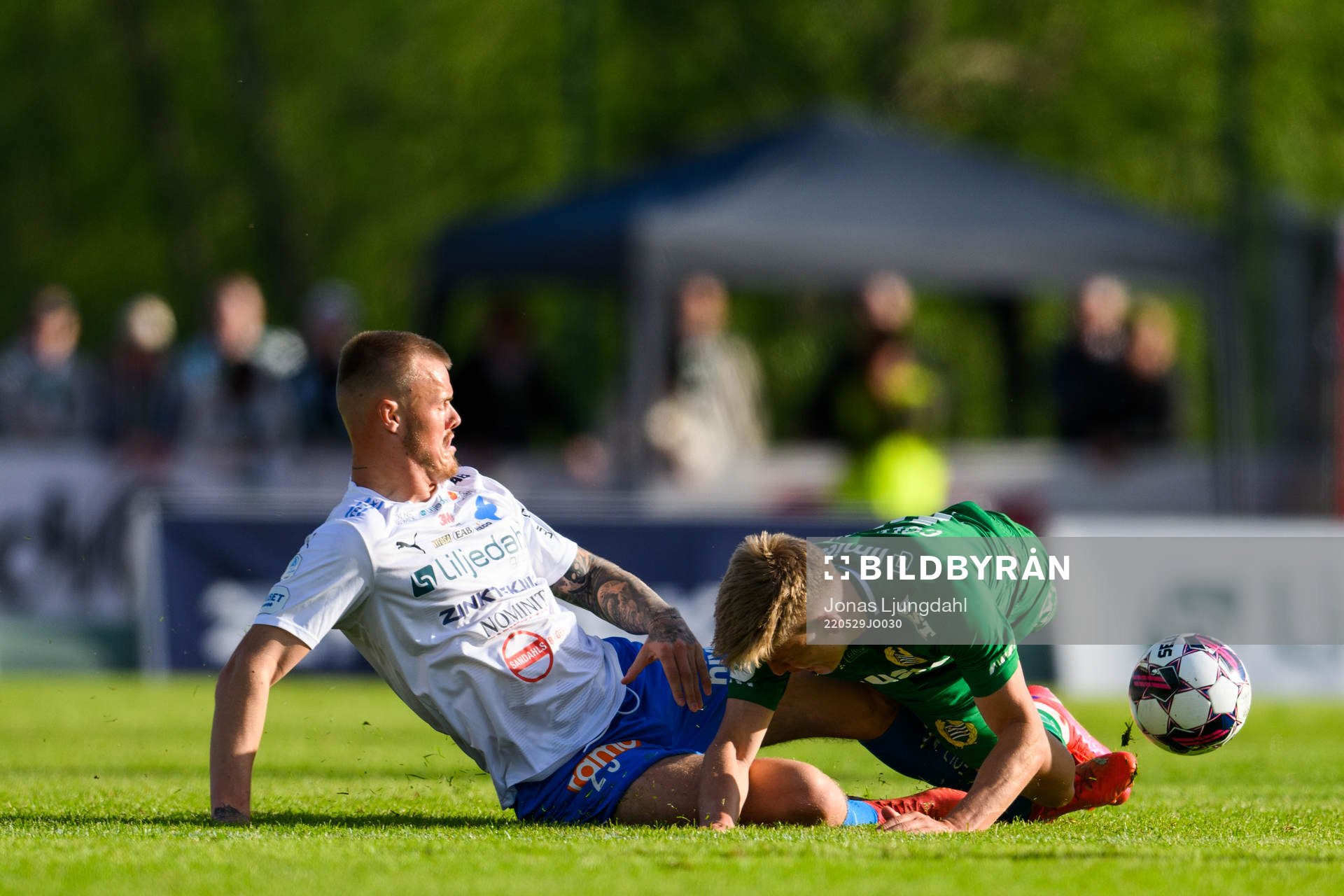 Värnamos Victor Eriksson och Hammarbys Dennis Collander