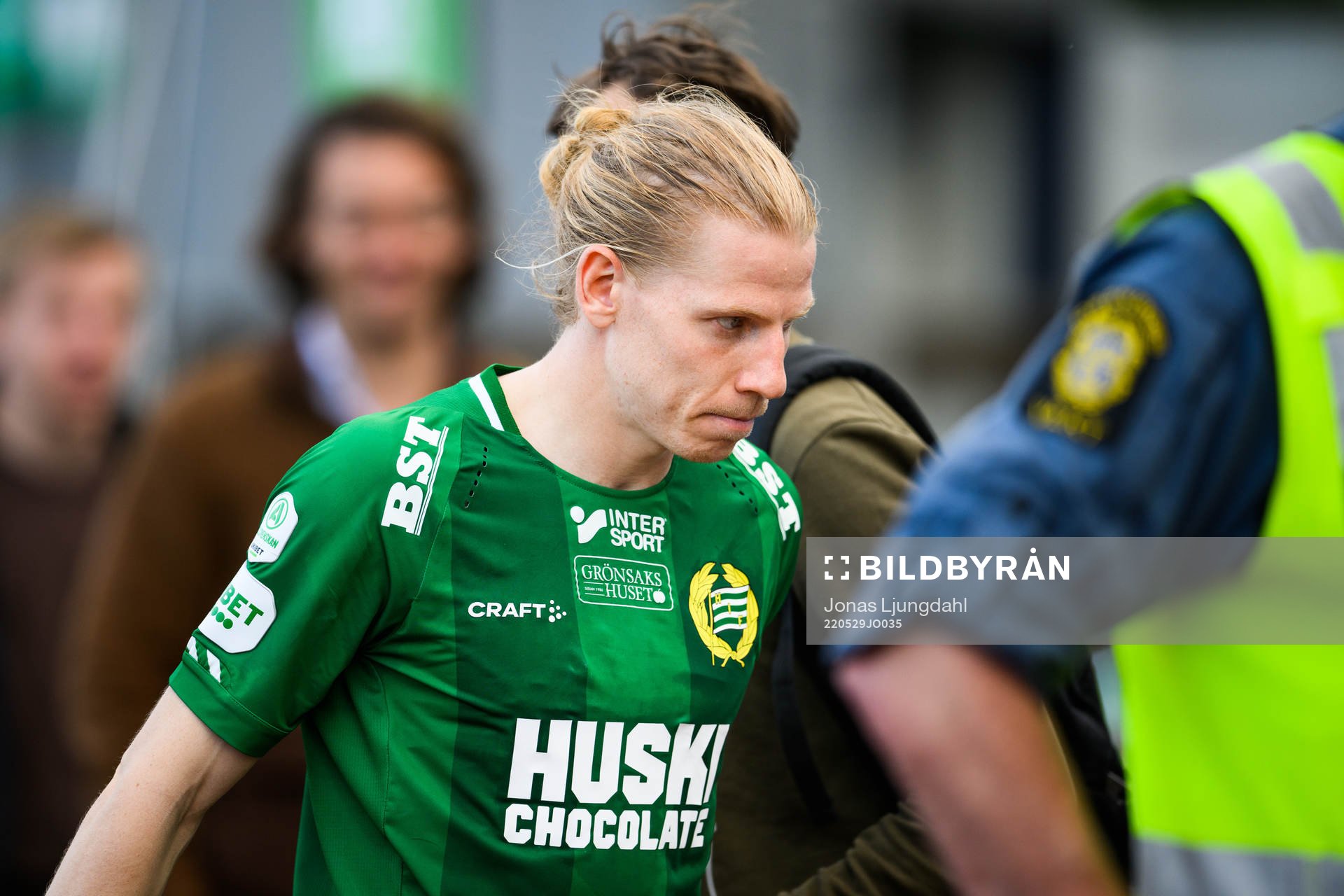 Hammarbys Gustav Ludwigson deppar