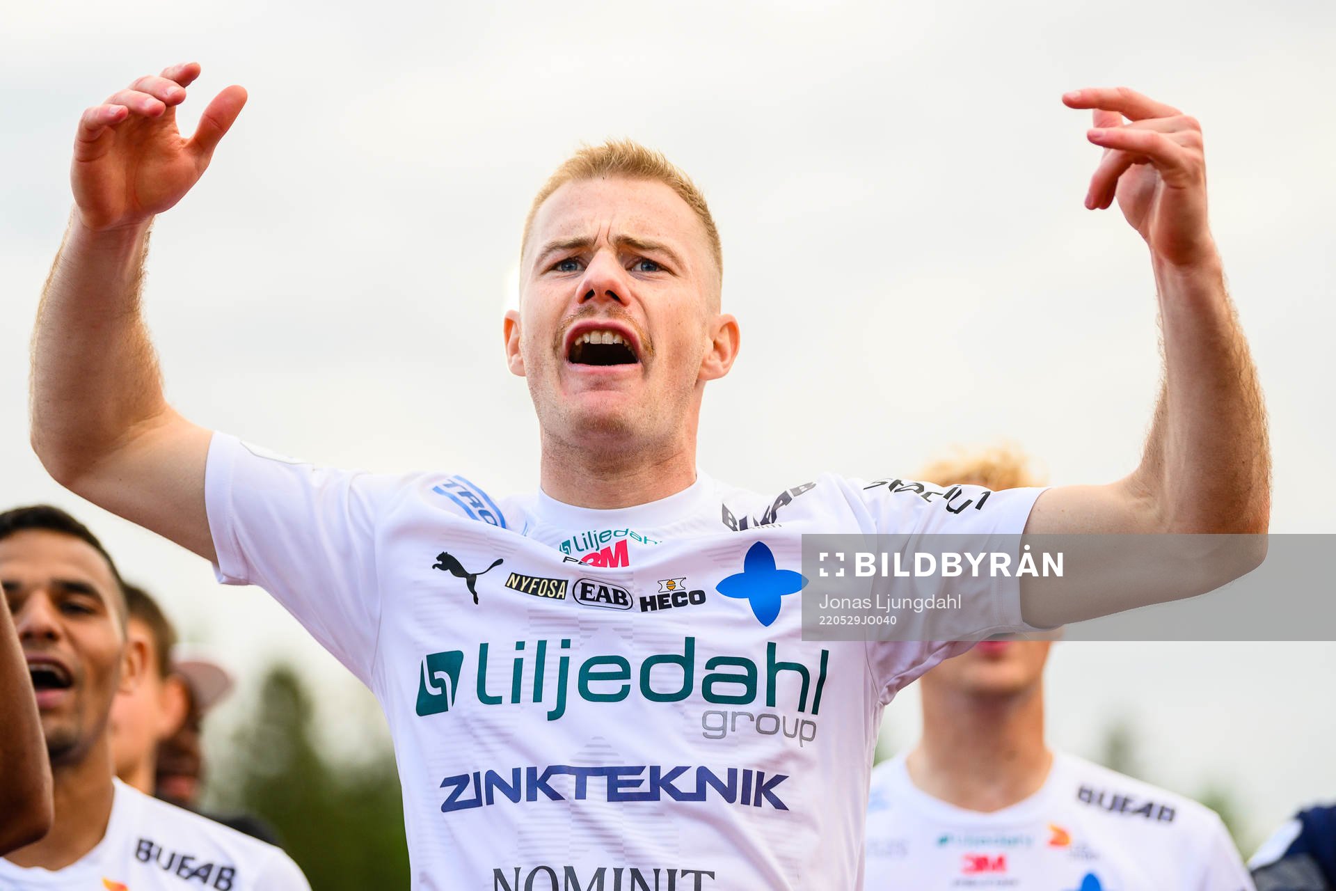 Värnamos Freddy Winsth jublar