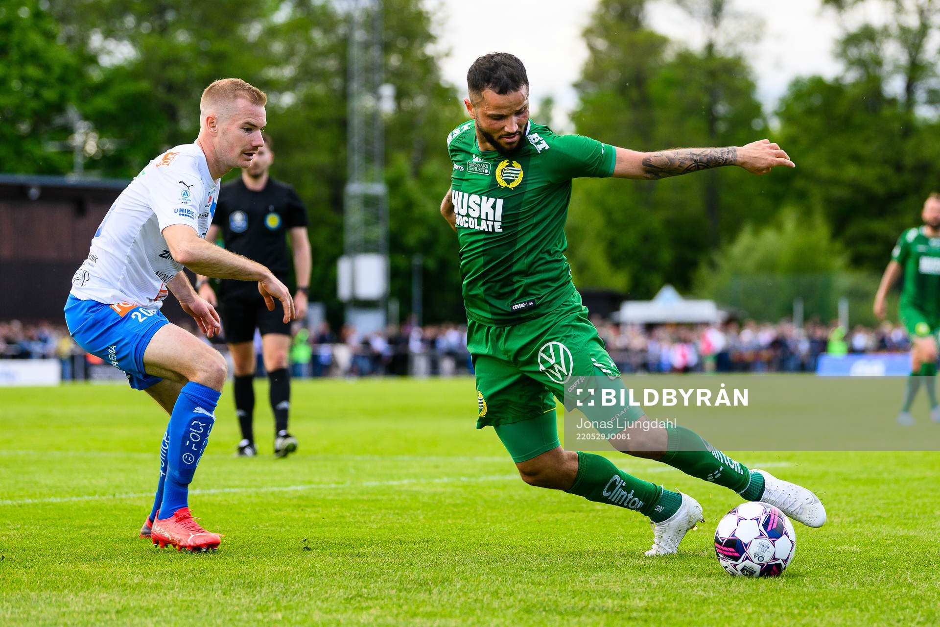 Värnamos Freddy Winsth och Hammarbys Mohanad Jeahze