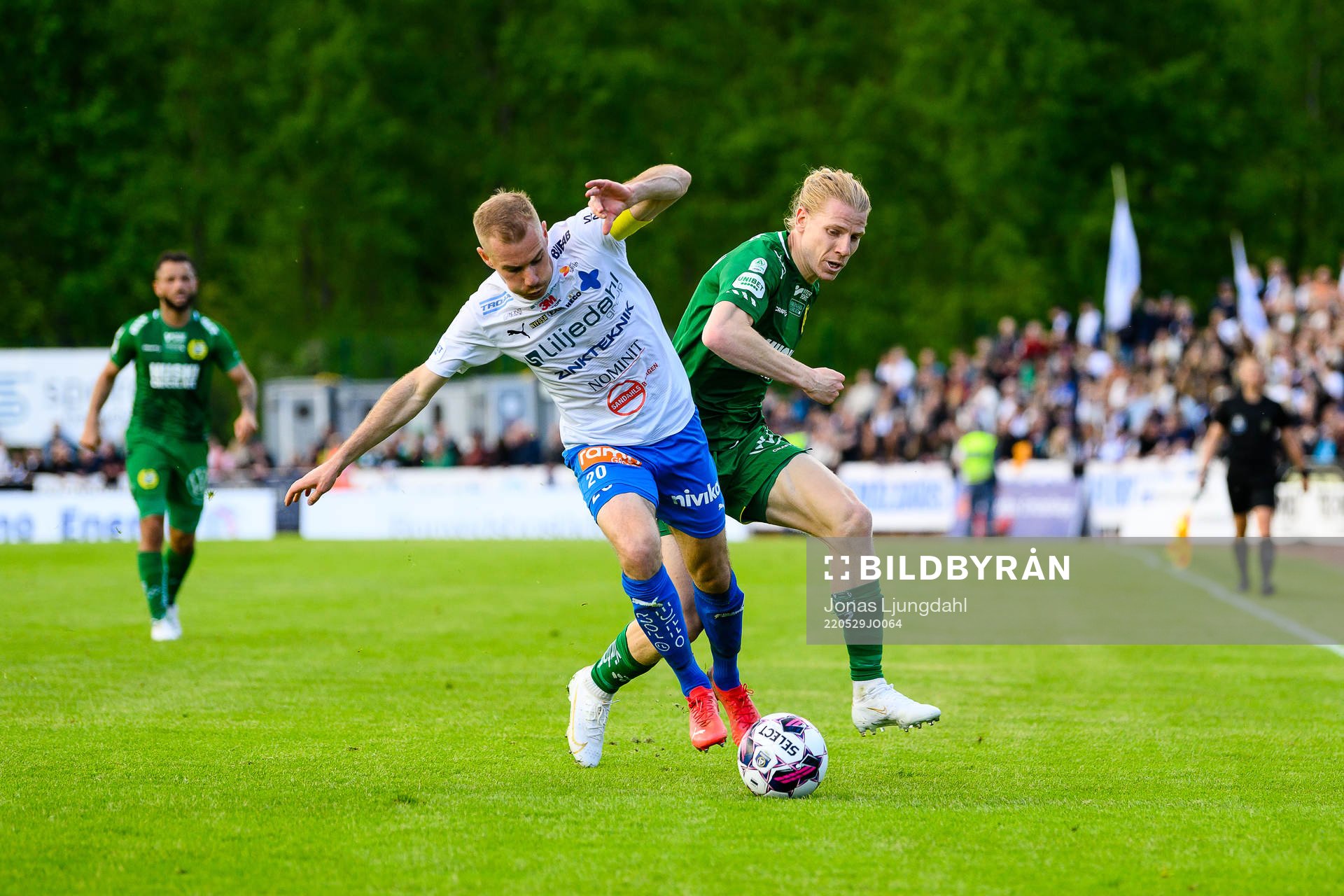 Värnamos Freddy Winsth och Hammarbys Gustav Ludwigson