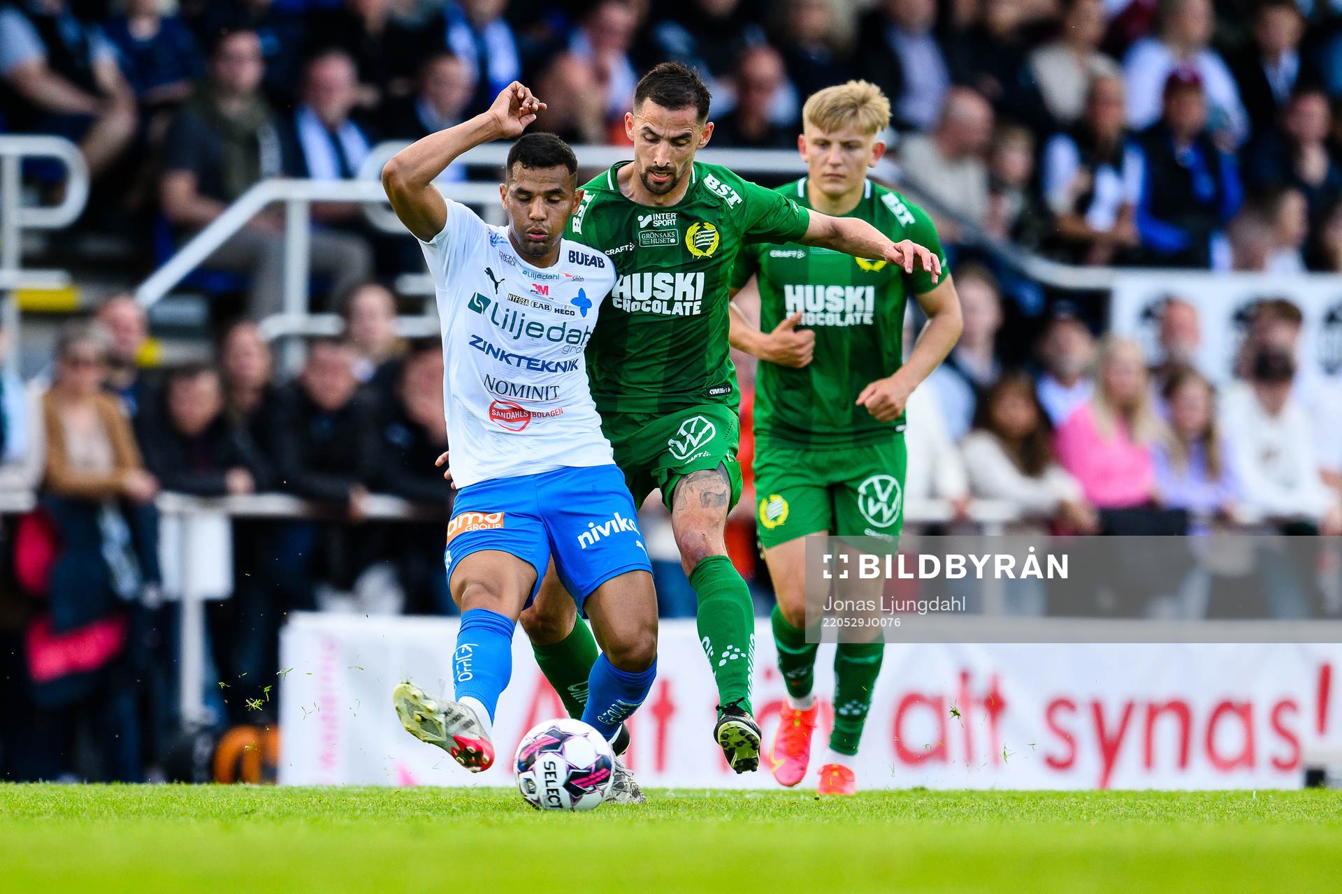 Värnamos Wenderson Oliveira do Nascimento och Hammarbys
