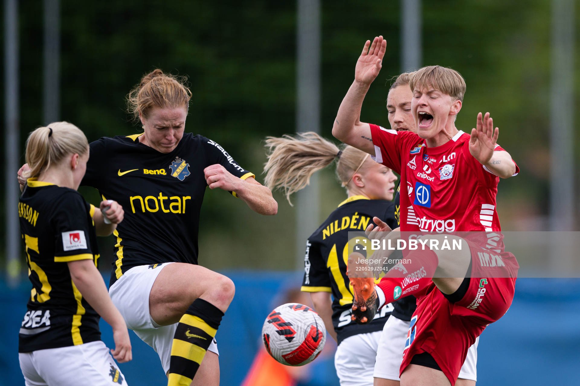 s Sara Nordin och Linköpings Nilla Fischer