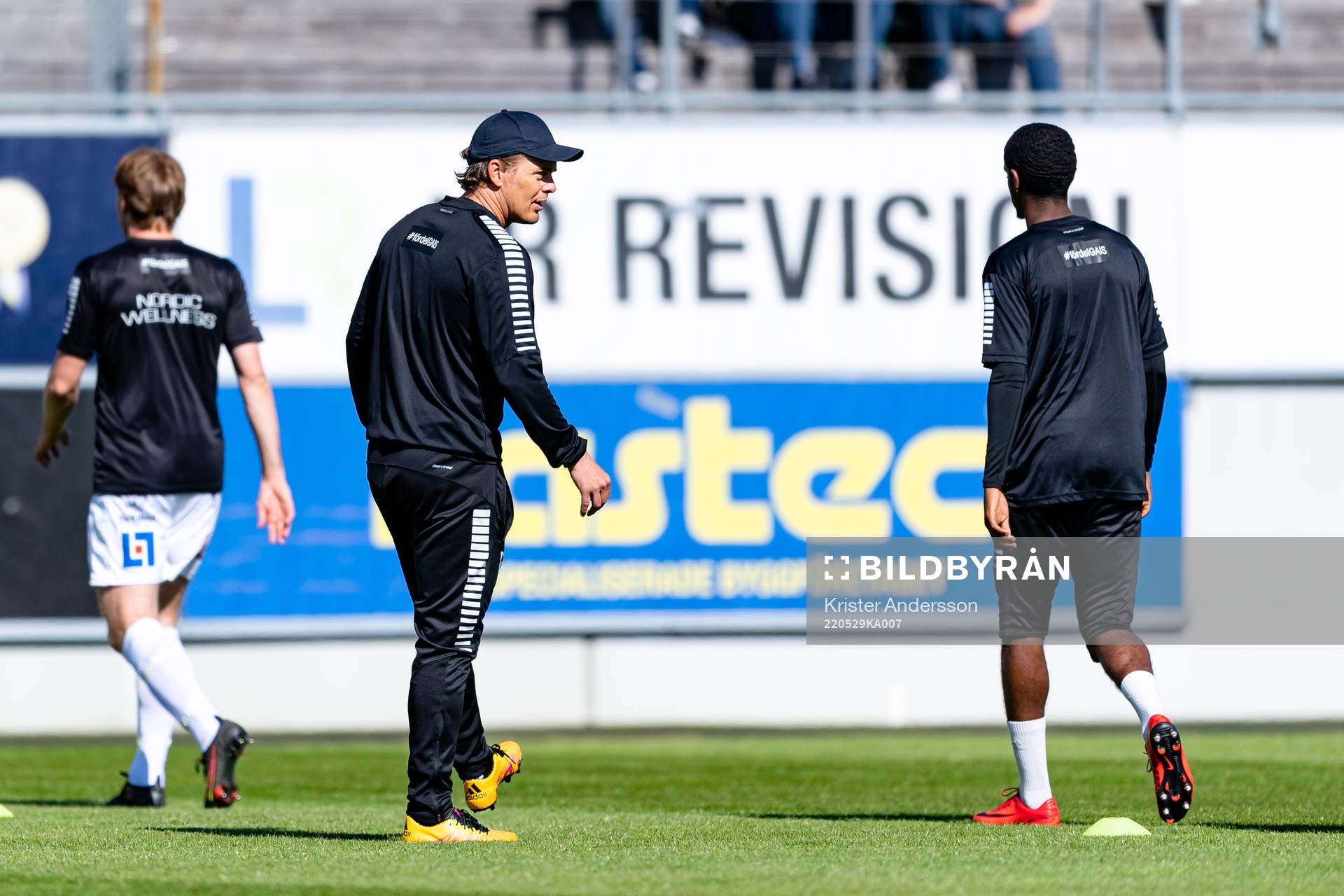 GAIS tränare Fredrik Holmberg före fotbollsmatchen i