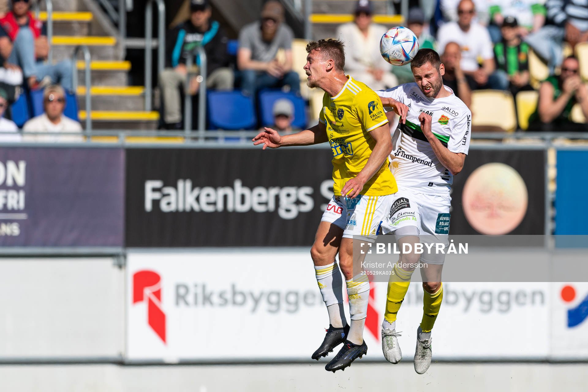 Falkenbergs Robin Hofsö och GAIS Axel Norén