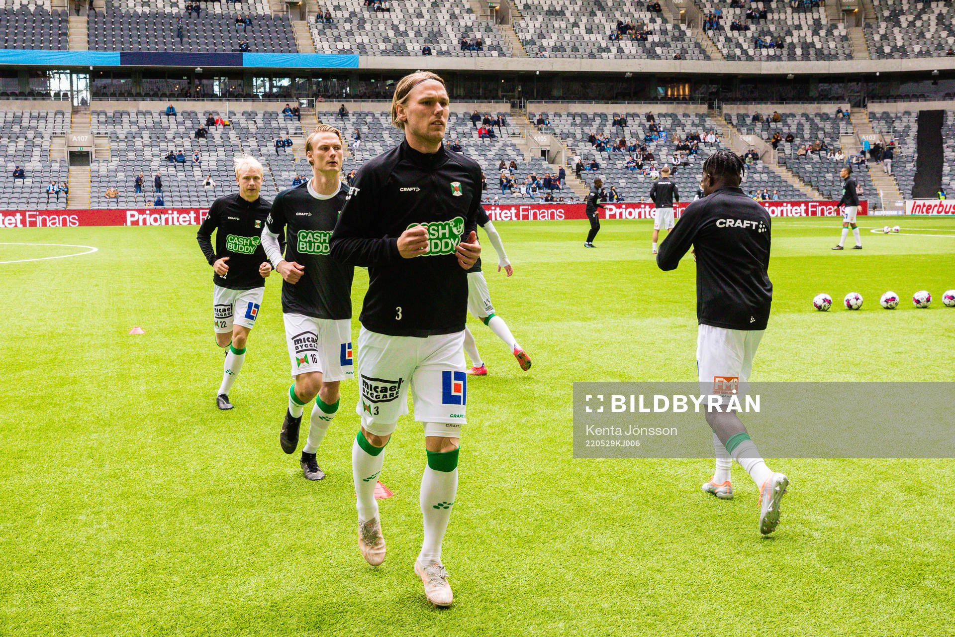 Varbergs Hampus Zachrisson med lagkamrater