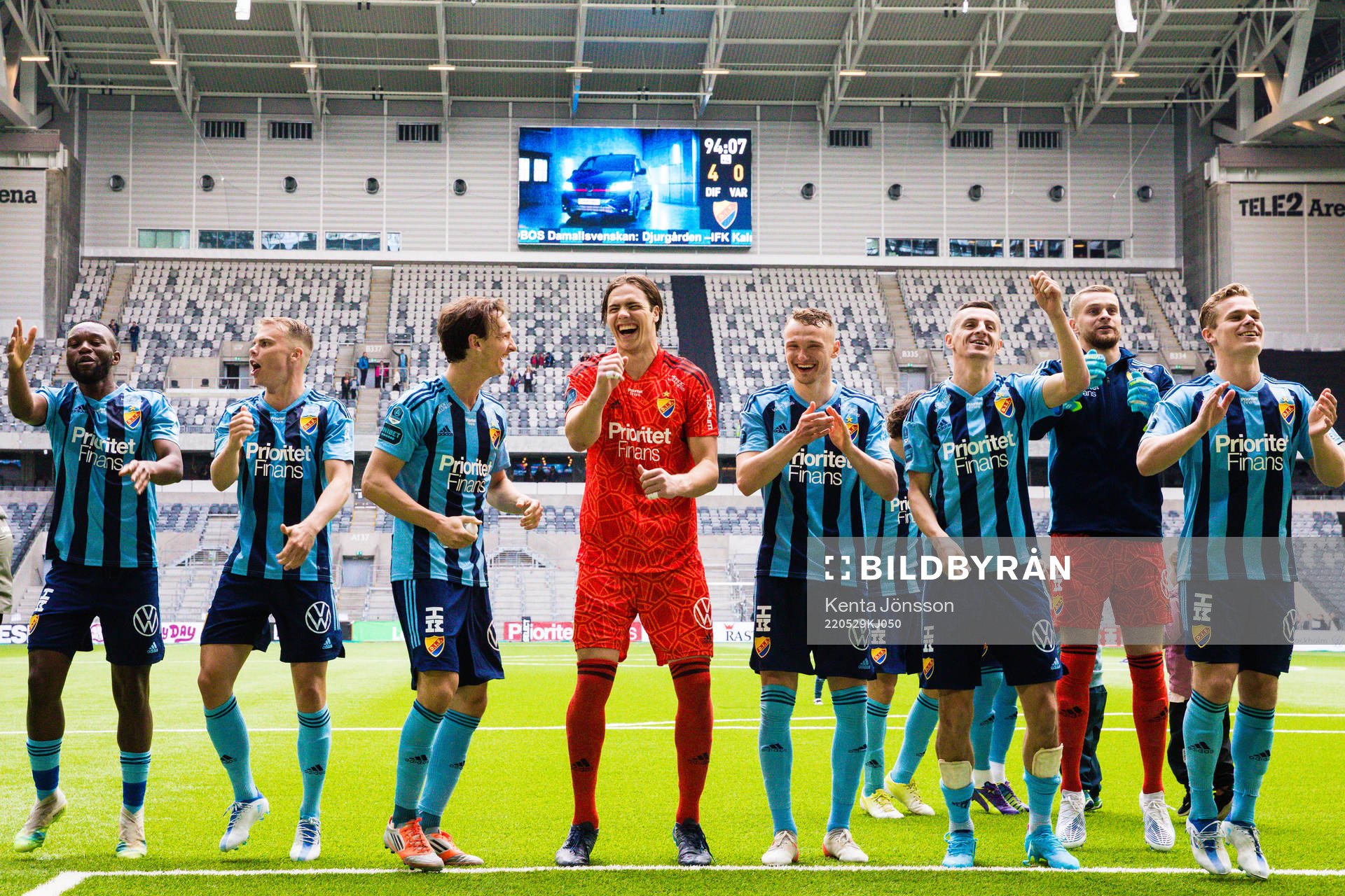 Djurgårdens Emmanuel Banda, Elias Andersson, Hjalmar