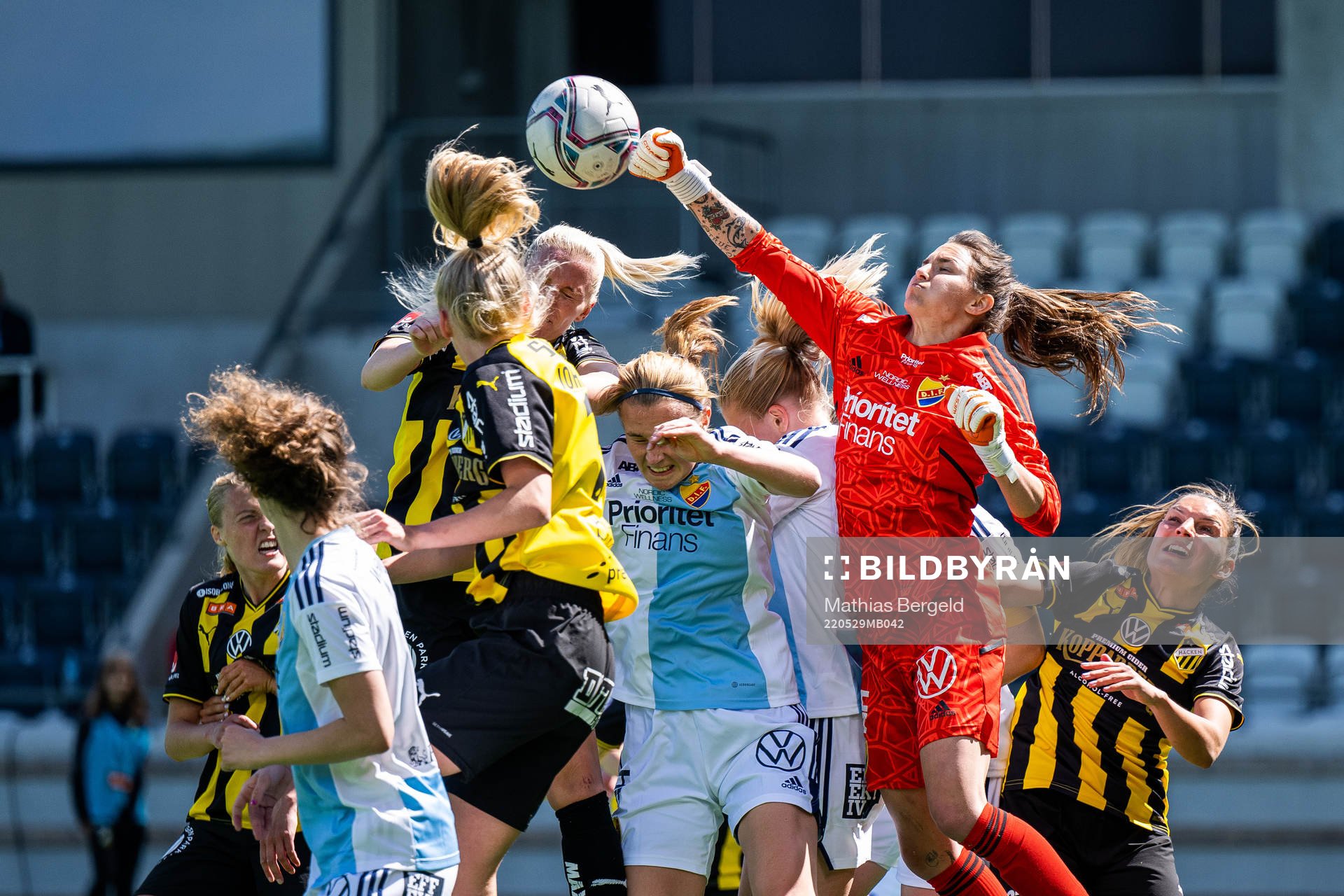 Djurgårdens målvakt Kelsey Daugherty