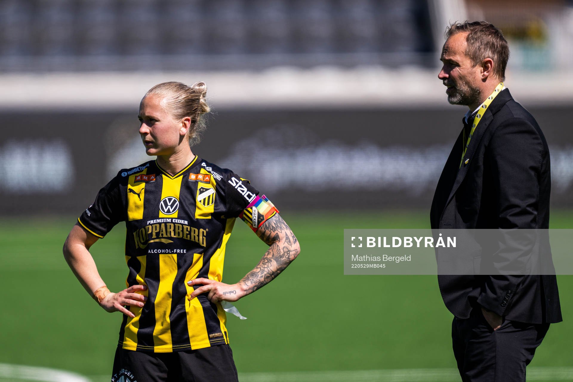 Häckens Filippa Curmark och fotbolls- och